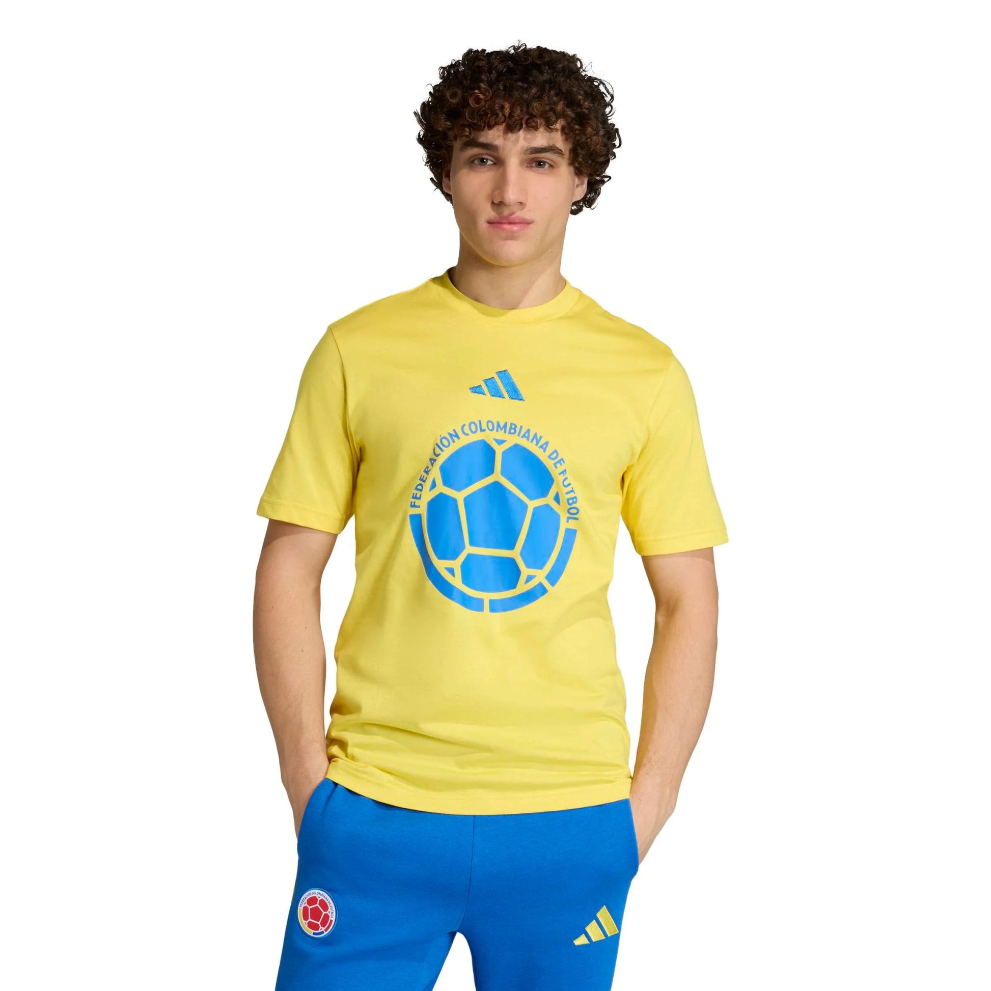 adidas 2026 Colombia Men's DNA Graphic Tee (Model - Front)