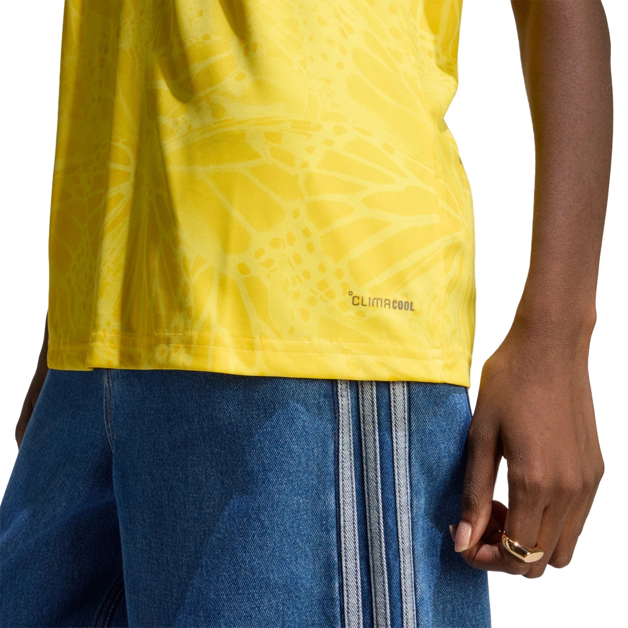 adidas 2026 Colombia Women's Stadium Home Soccer Jersey (Detail 2)