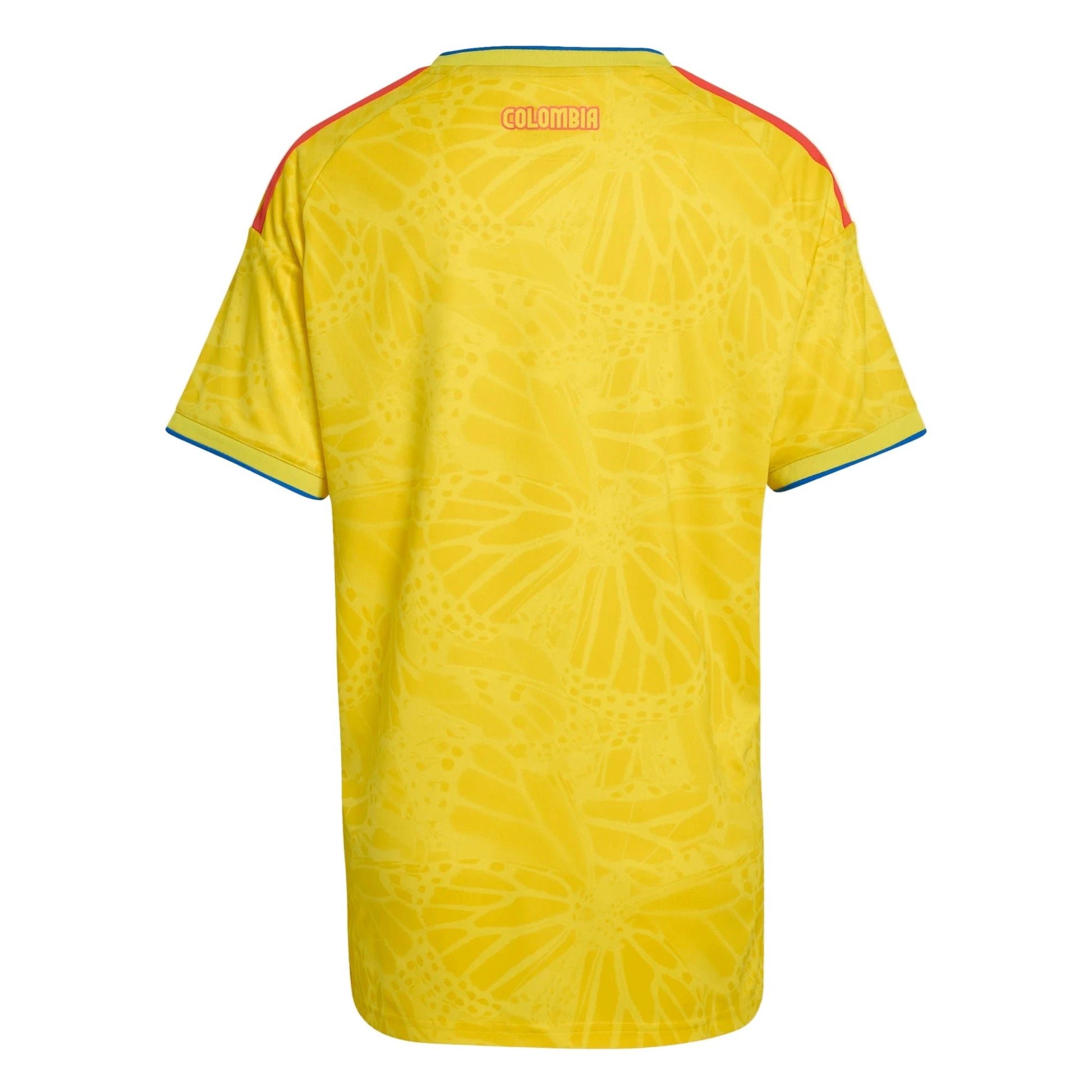 adidas 2026 Colombia Women's Stadium Home Soccer Jersey (Back)
