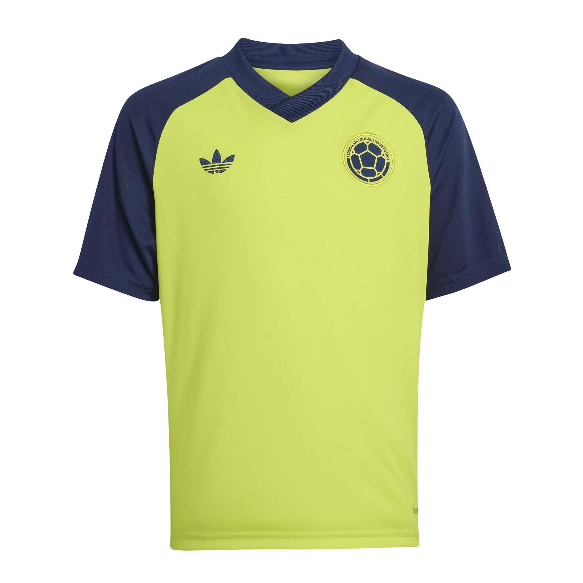 adidas 2026 Colombia Youth Away Pre-Match Soccer Jersey (Front)