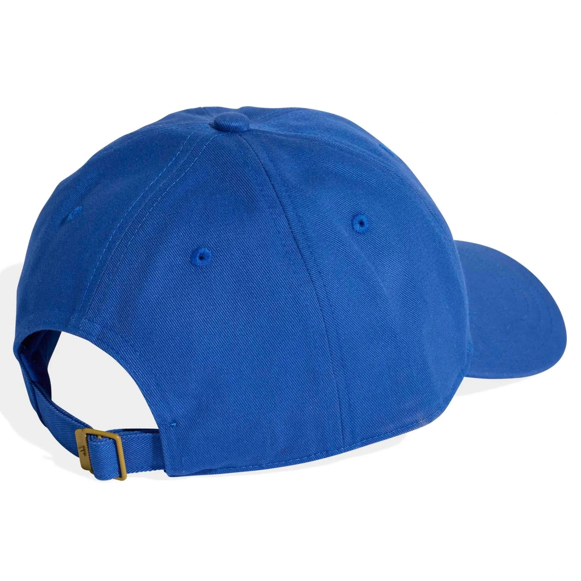 adidas 2026 FIFA World Cup Official Emblem Cap Team Royal Blue / Dark Football Gold (Lateral - Back)