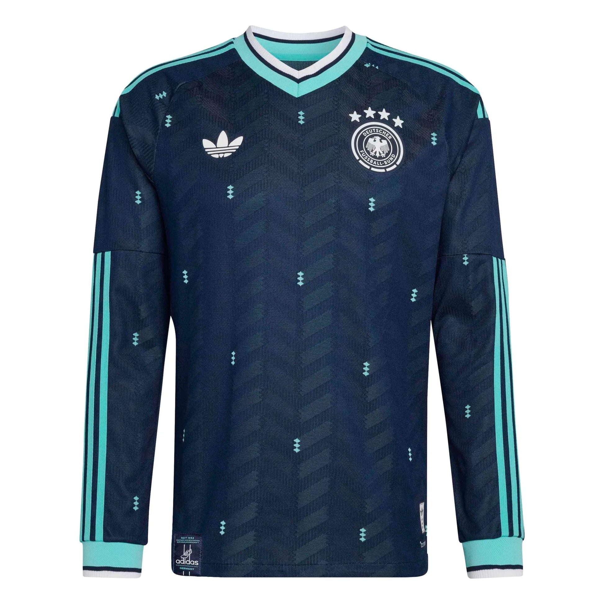 adidas 2026 Germany Men's Authentic Away Long-Sleeve Soccer Jersey