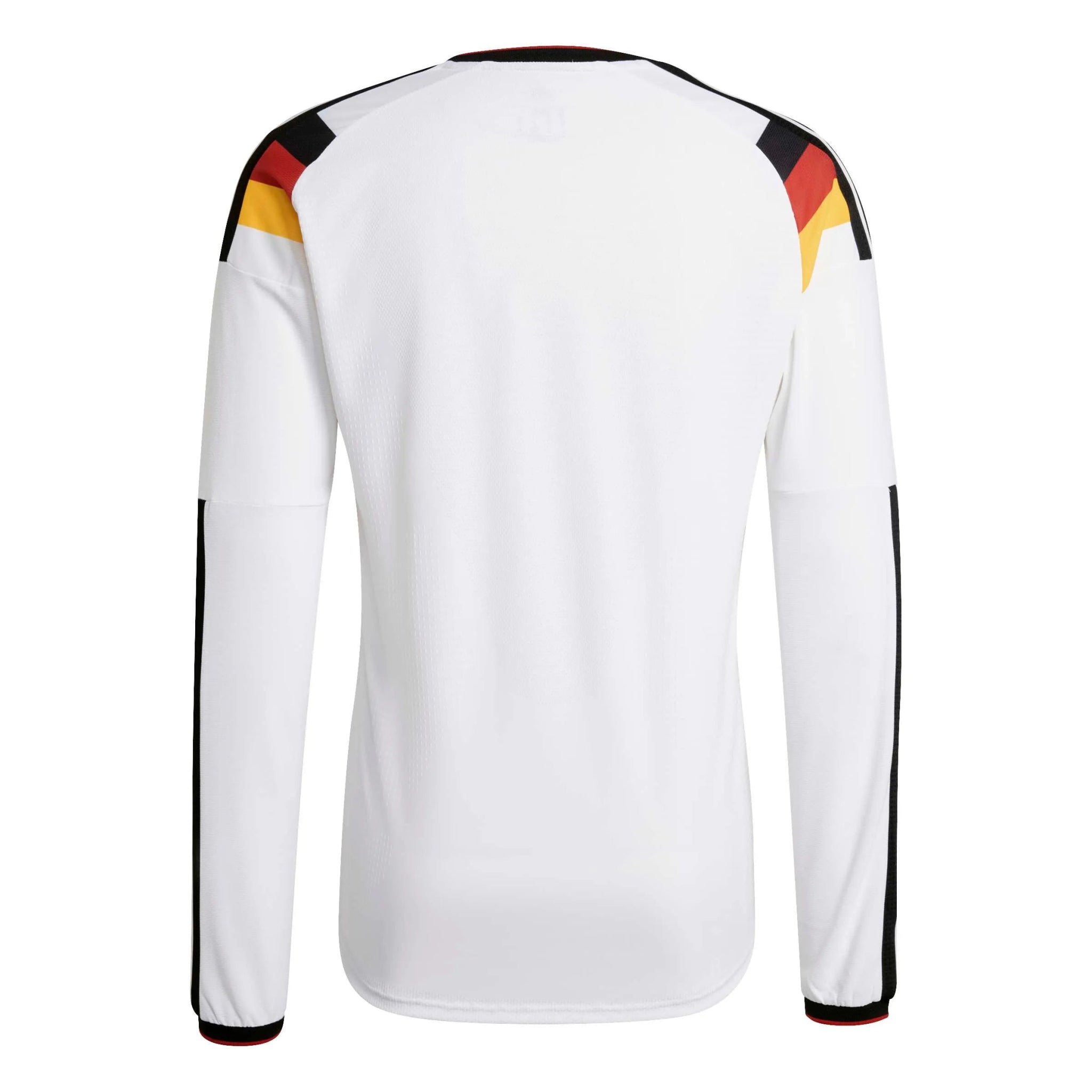 adidas 2026 Germany Men's Authentic Home Long-Sleeve Soccer Jersey (Back)