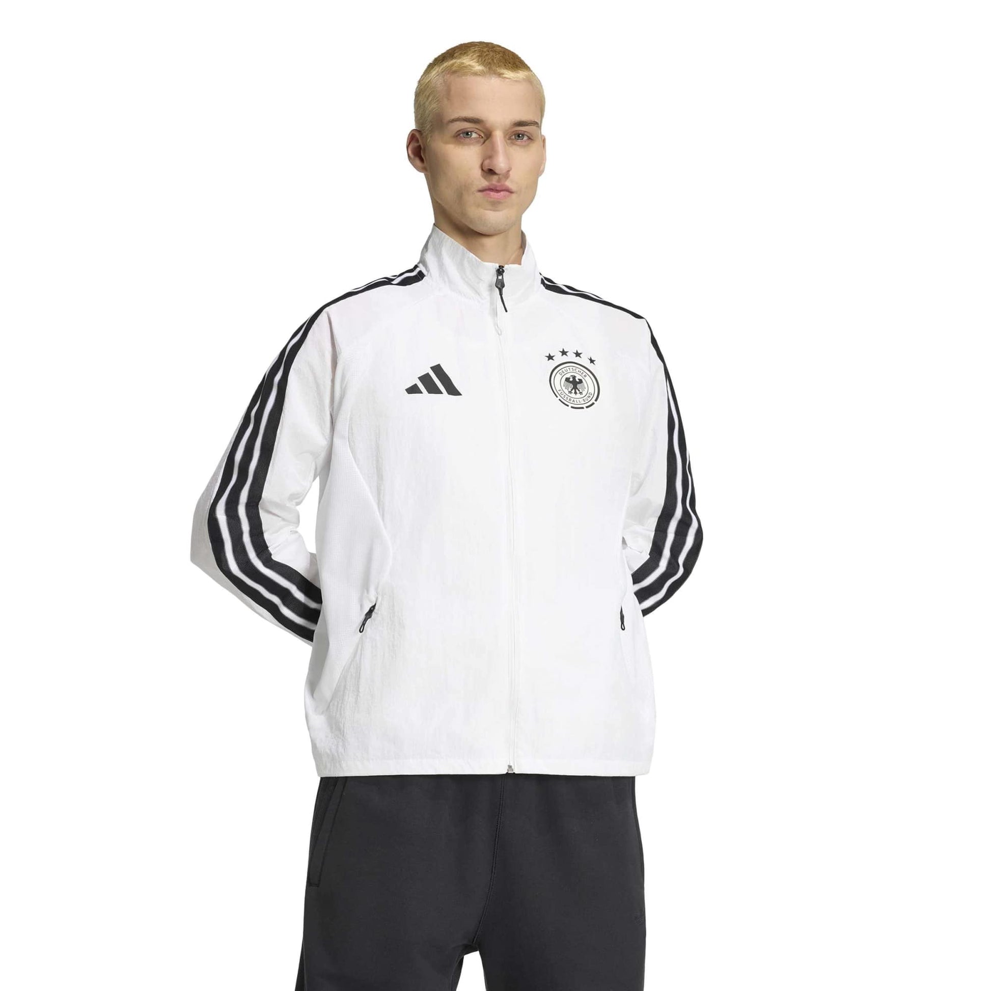 adidas 2026 Germany Men's Home Anthem Jacket (Model - Front)