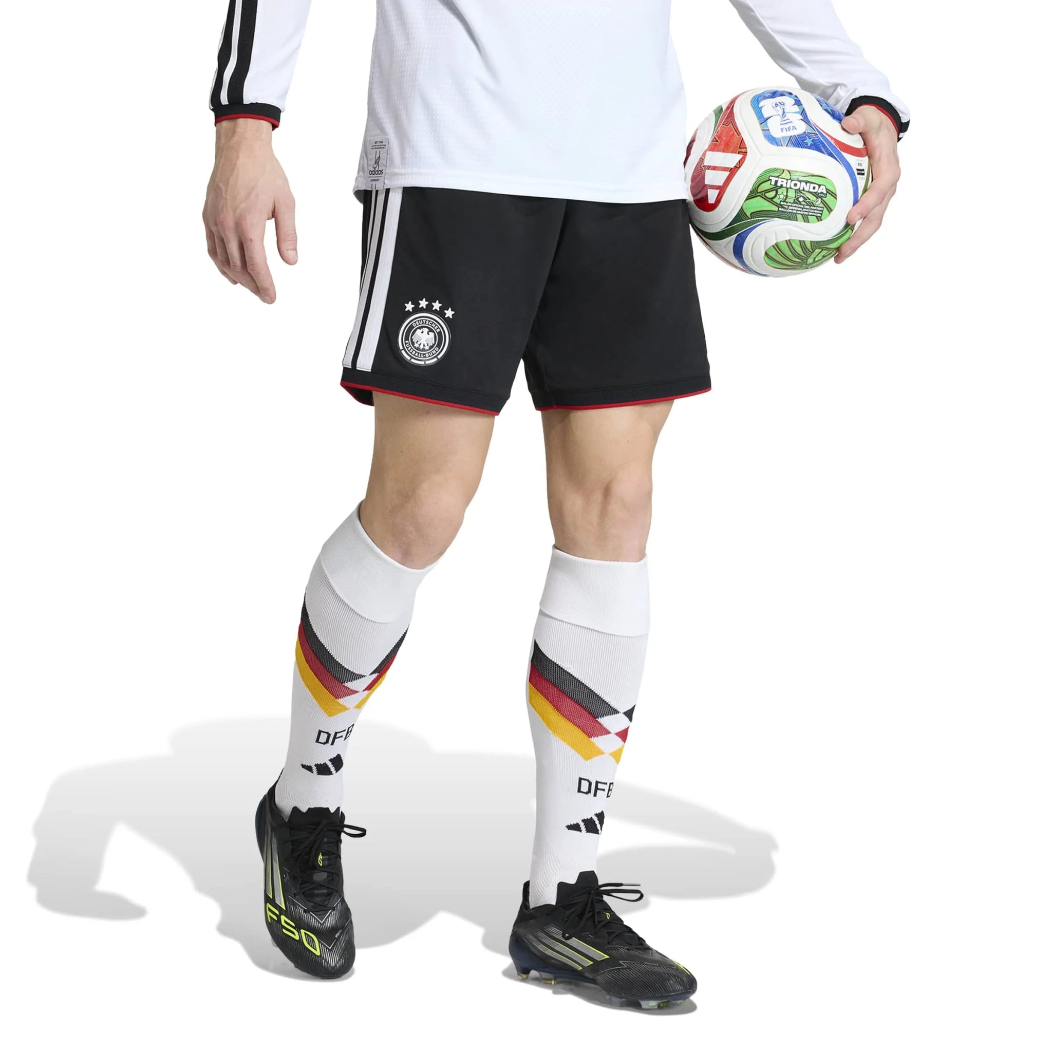 adidas 2026 Germany Men's Home Shorts (Model - Front)