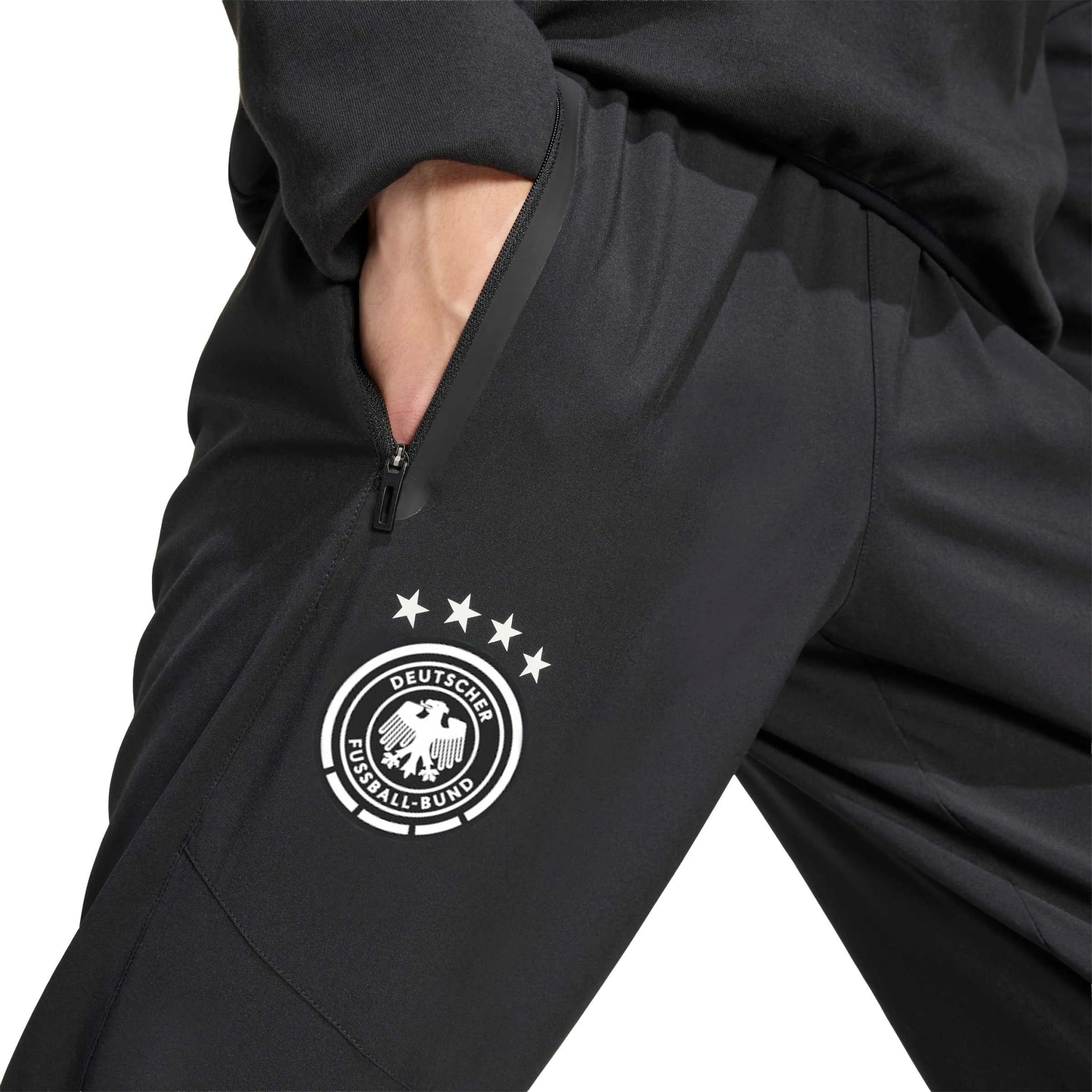 adidas 2026 Germany Men's Tiro Travel Pants (Detail 1)