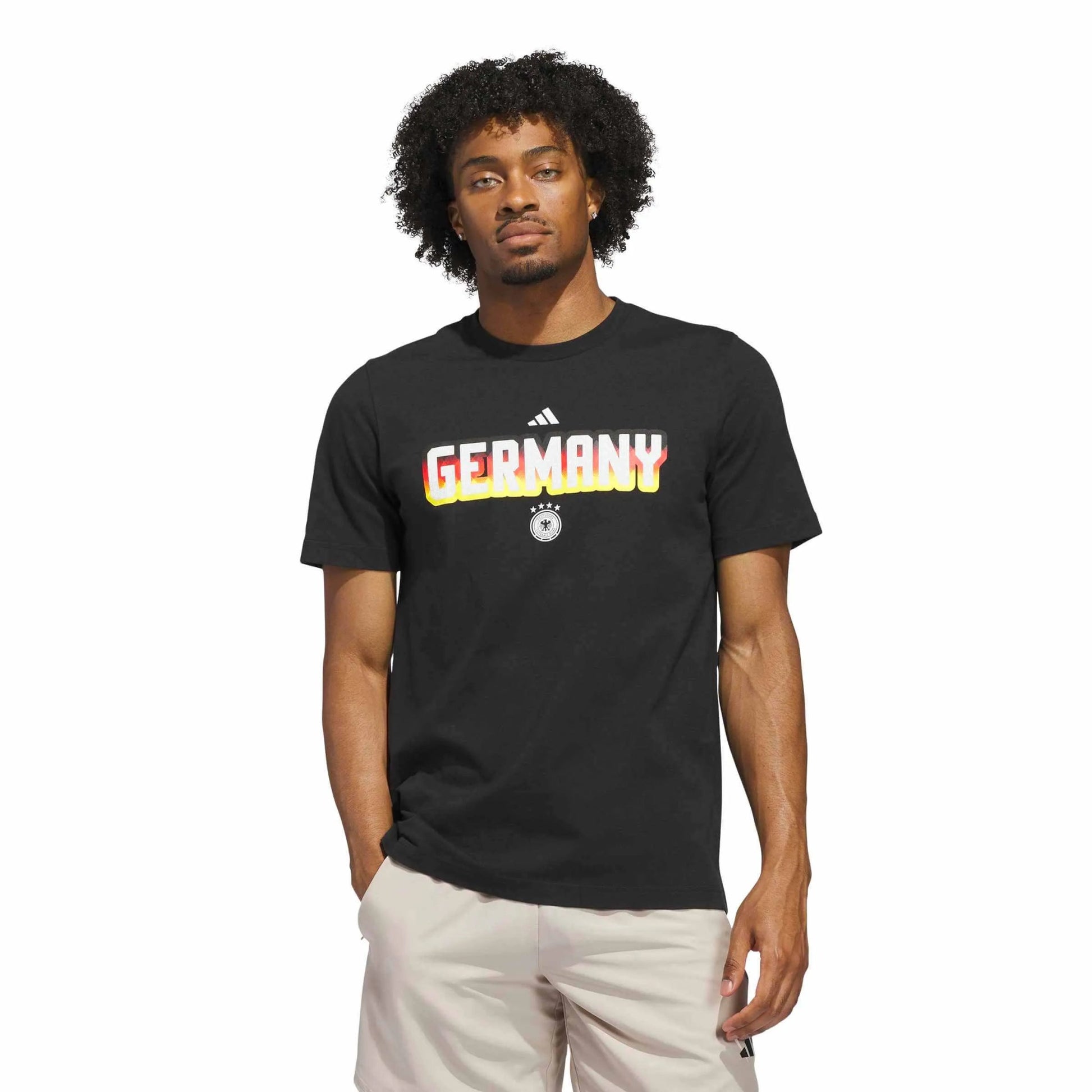 adidas 2026 Germany Men's World Cup HJH Tee (Model - Front)
