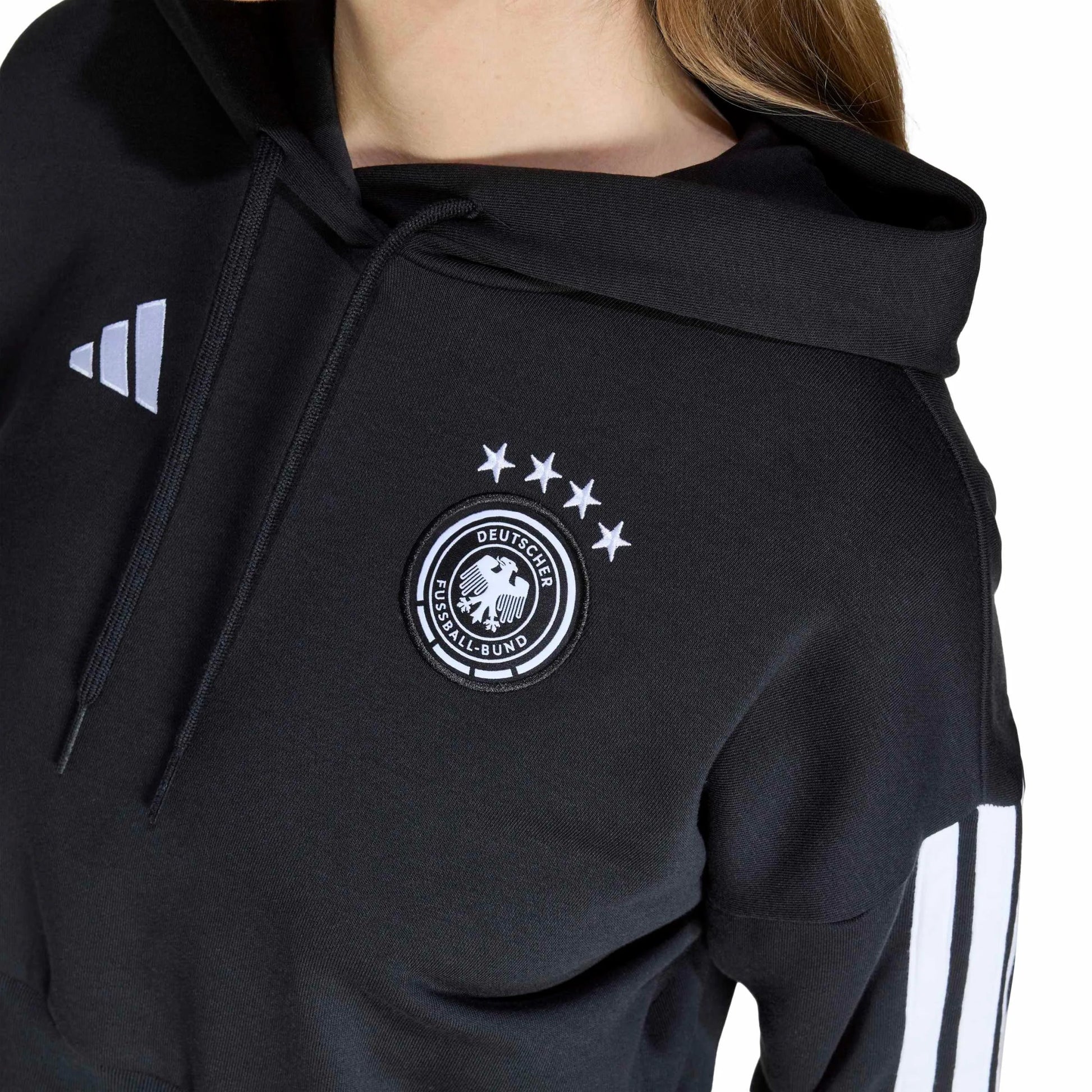 adidas 2026 Germany Women's DNA Hoodie (Detail 1)