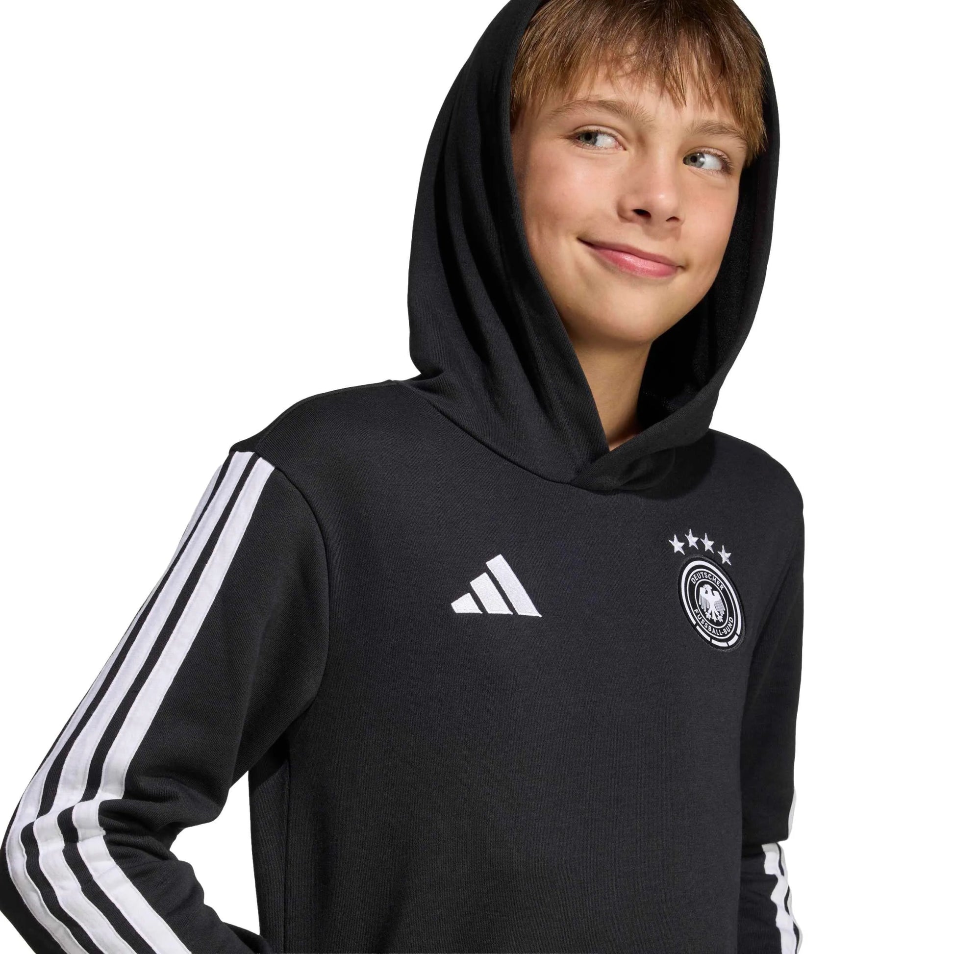 adidas 2026 Germany Youth DNA Hoodie (Detail 2)