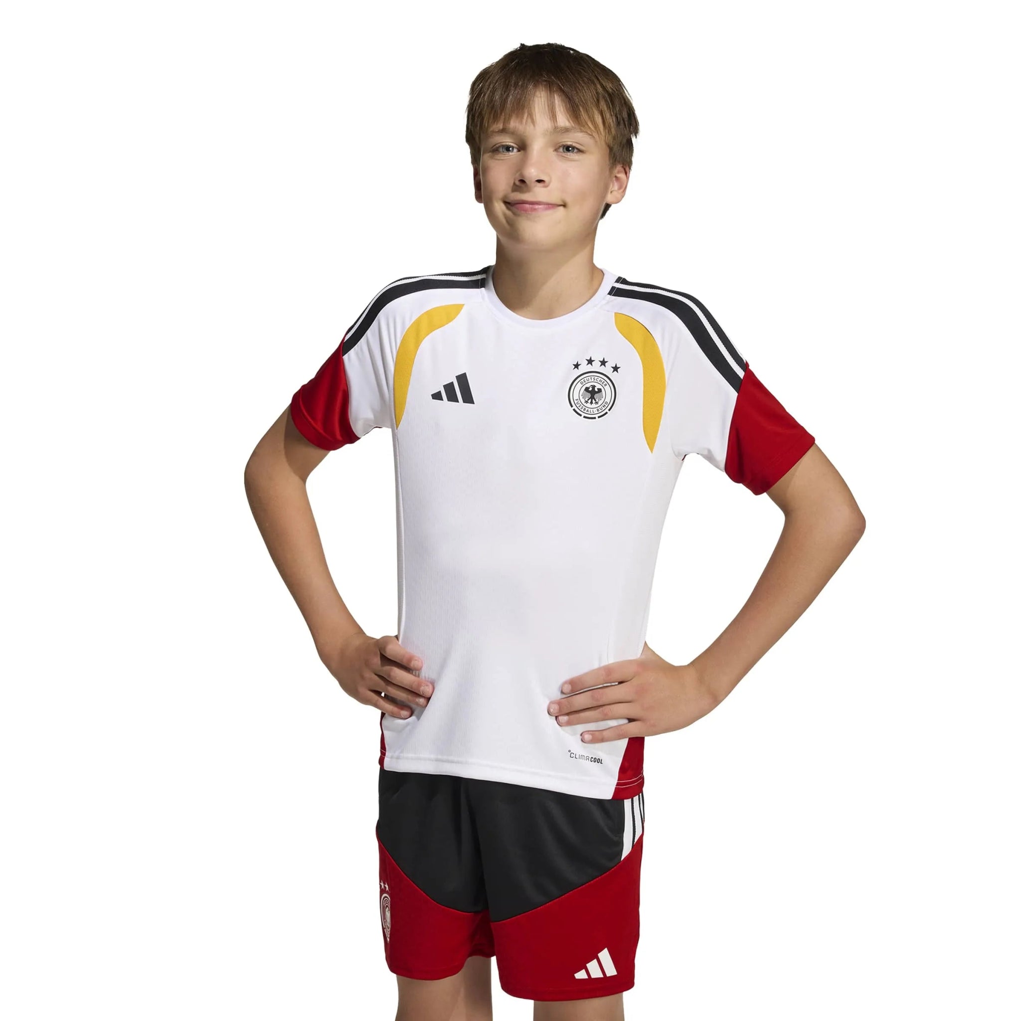 adidas 2026 Germany Youth Tiro Training Soccer Jersey (Model - Front)