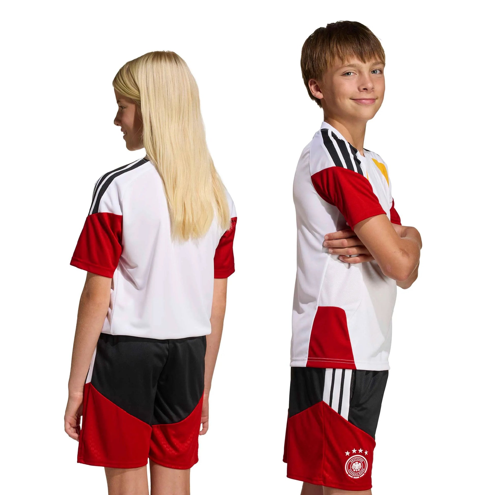 adidas 2026 Germany Youth Tiro Training Soccer Jersey (Models - Back)