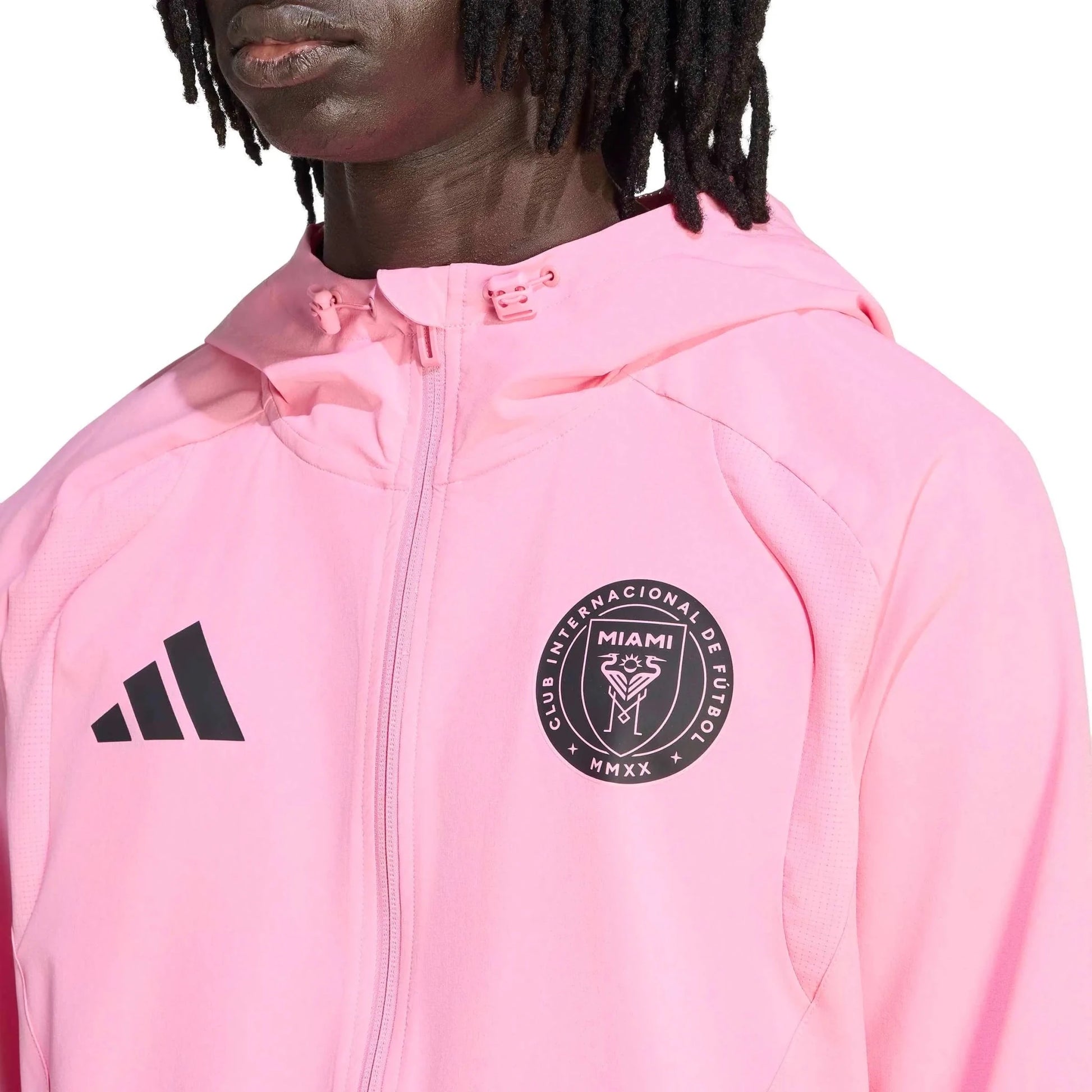 adidas 2026 Inter Miami Men's Travel Full-Zip Windbreaker – ProSoccer