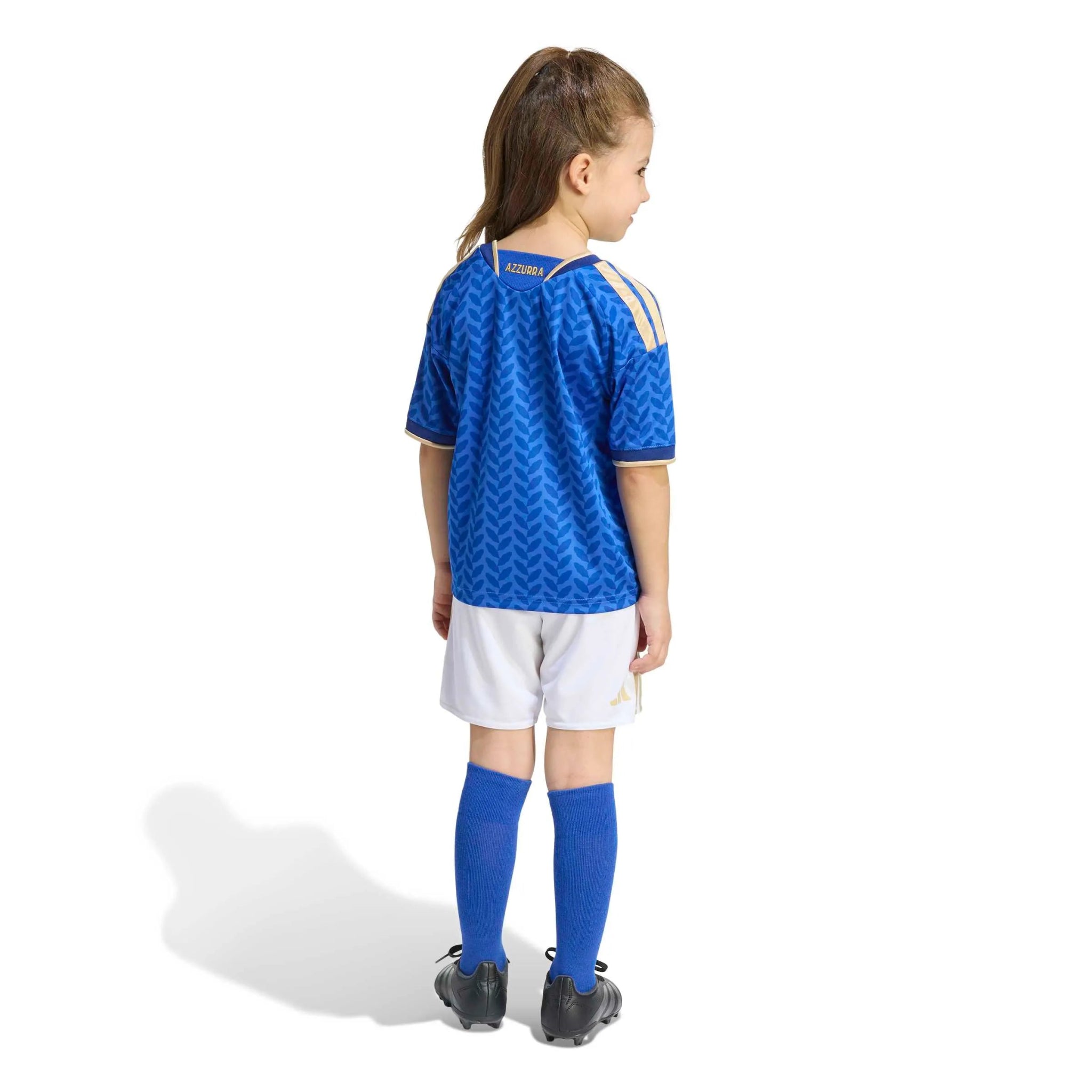 adidas 2026 Italy Kid's Home Mini Kit (Model - Back)