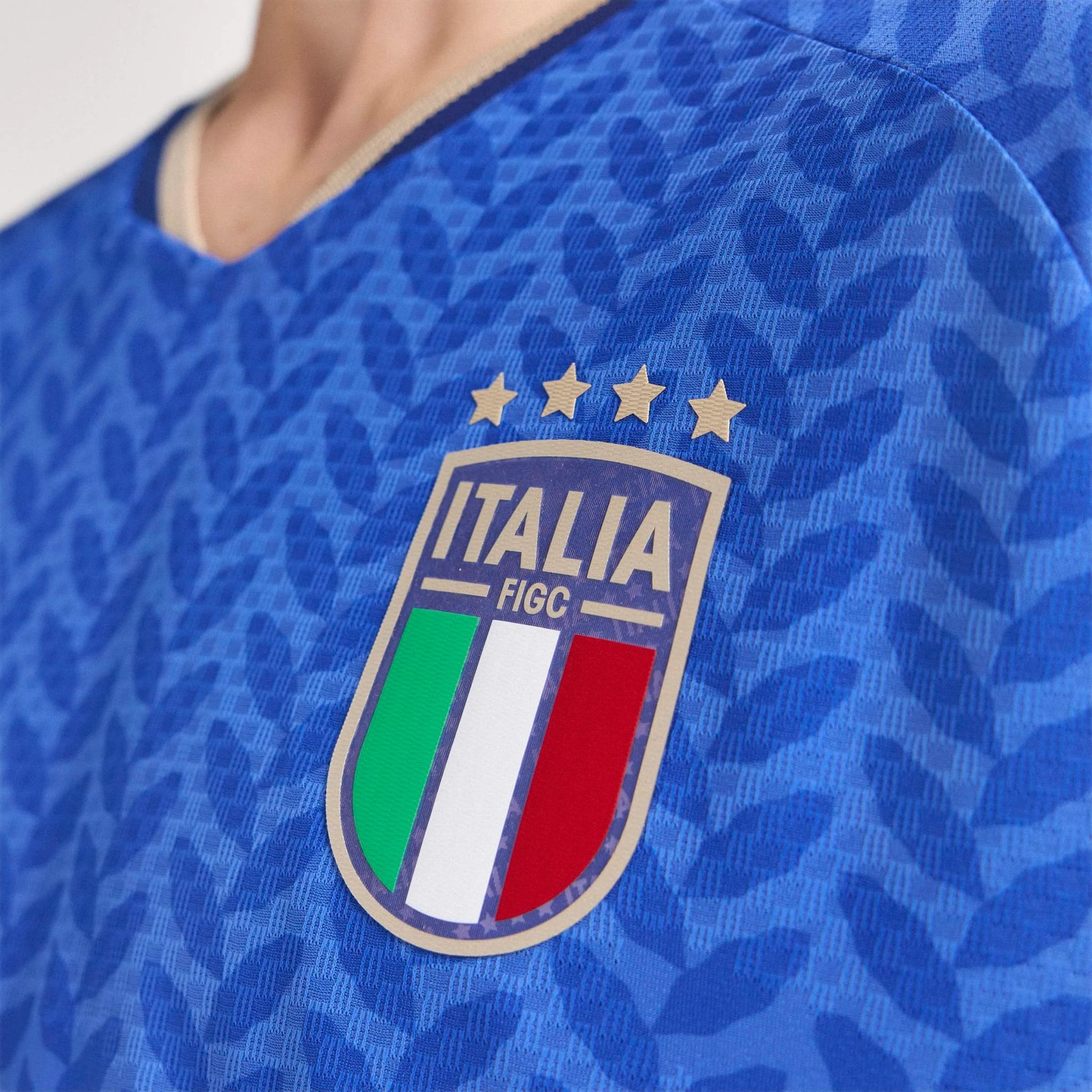 adidas 2026 Italy Men's Authentic Home Soccer Jersey (Detail 6)