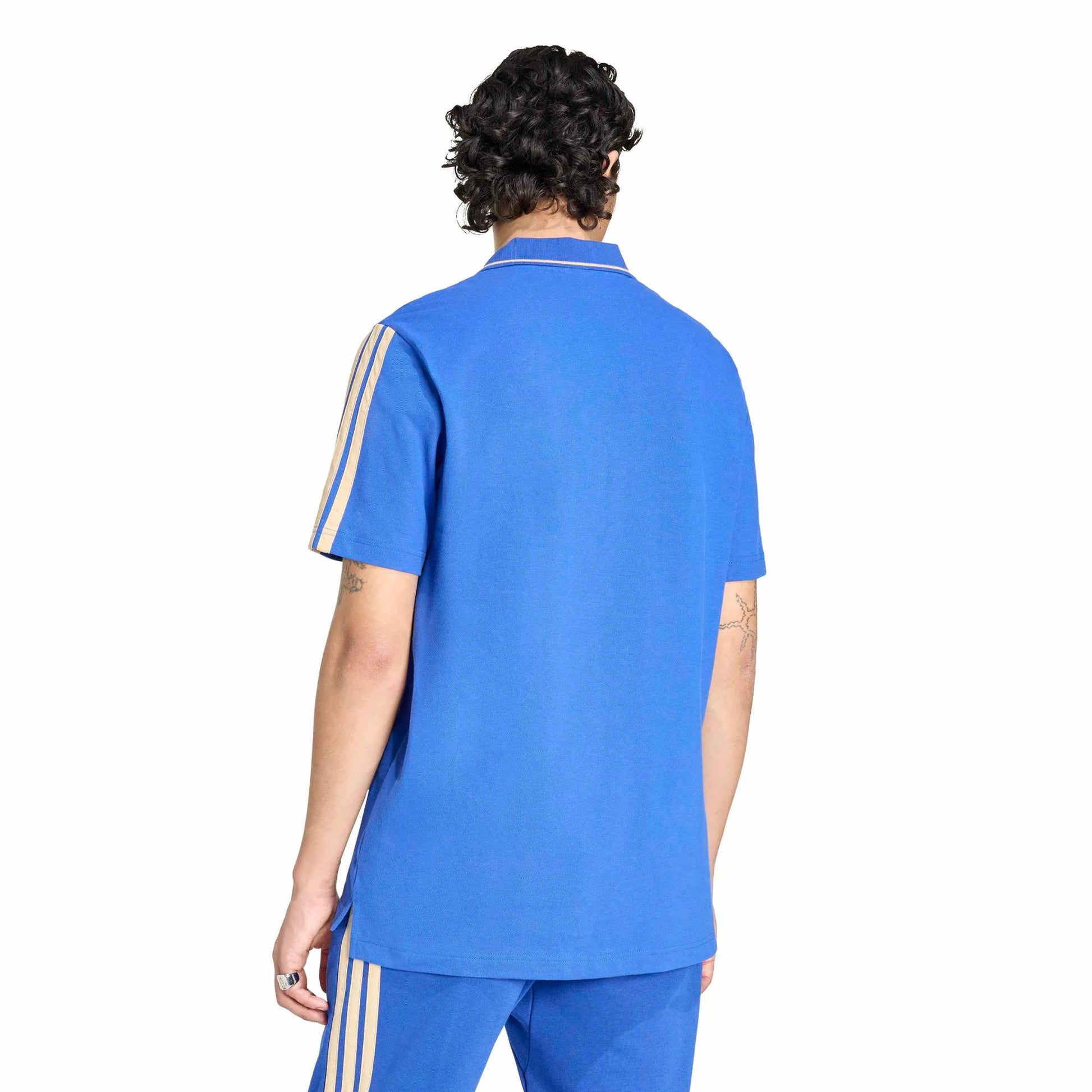 adidas 2026 Italy Men's DNA Polo (Model - Back)