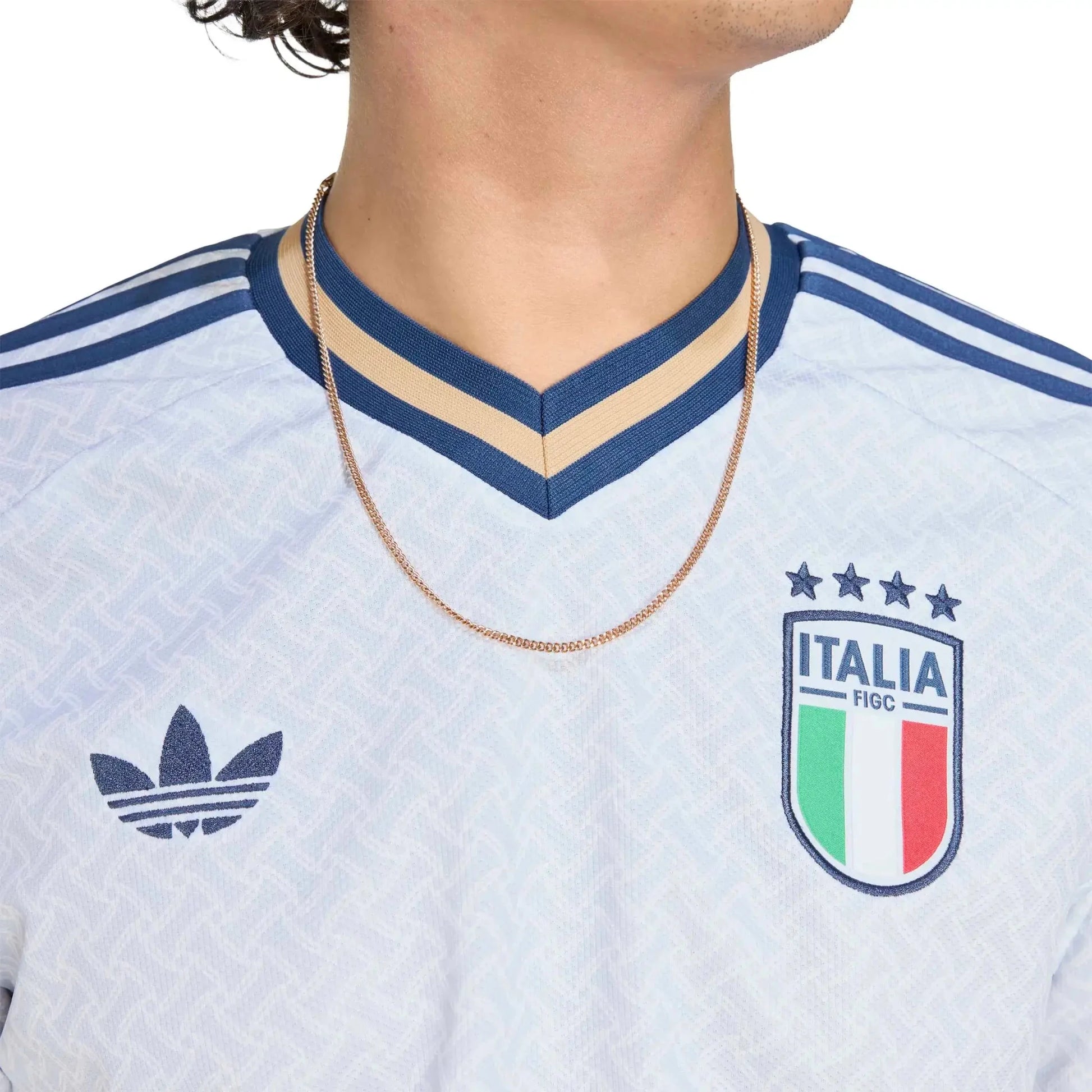 adidas 2026 Italy Men's Stadium Away Soccer Jersey (Detail 2)