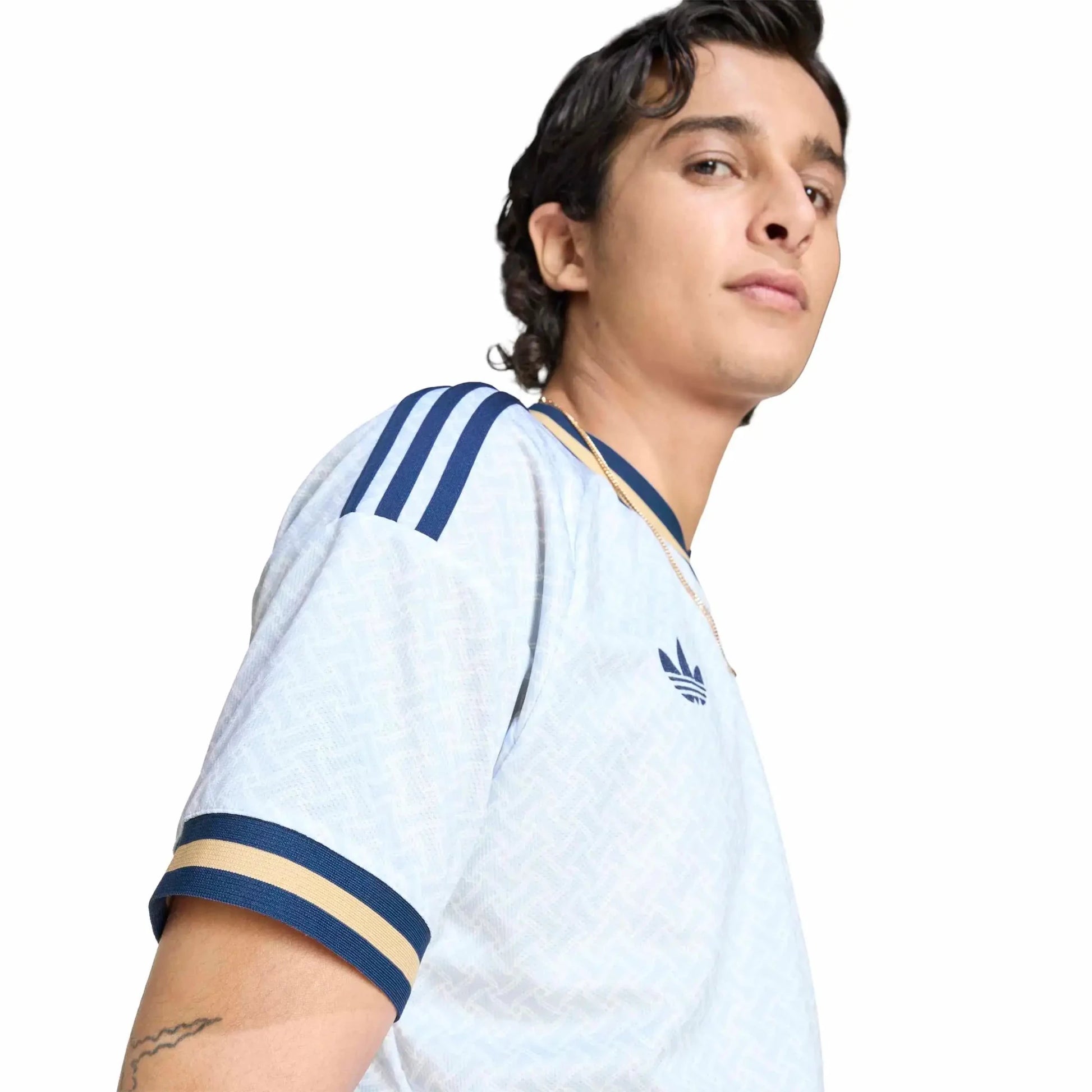adidas 2026 Italy Men's Stadium Away Soccer Jersey (Detail 1)