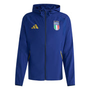 adidas 2026 Italy Men's Tiro Travel Full Zip Windbreaker (Front)