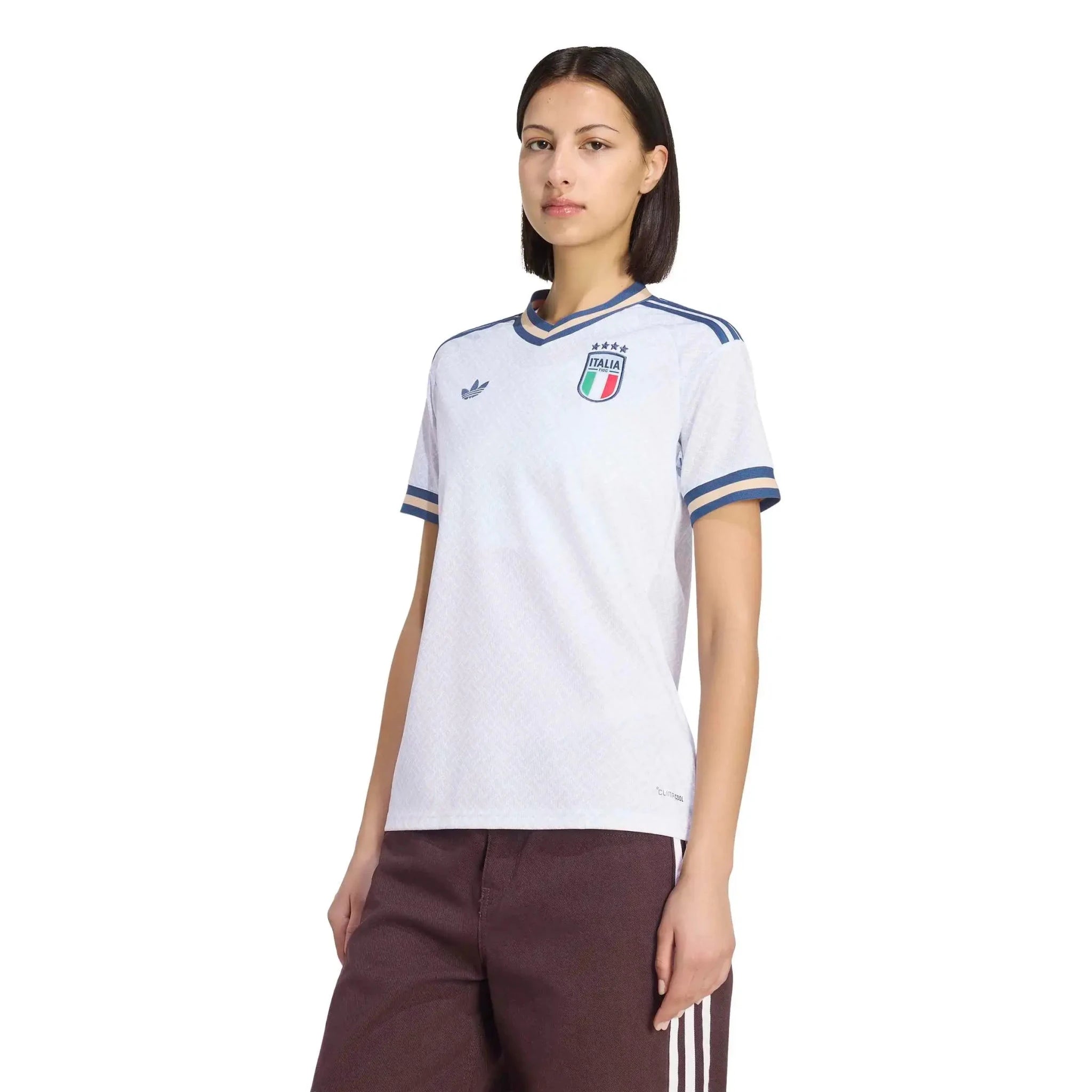 adidas 2026 Italy Women's Stadium Away Soccer Jersey (Model - Front)