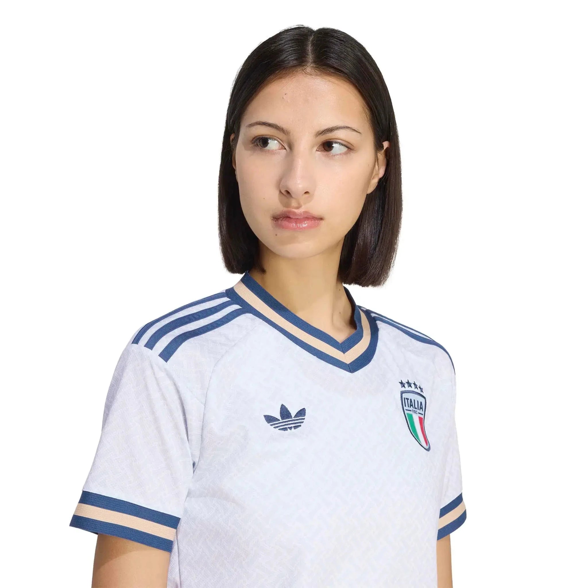 adidas 2026 Italy Women's Stadium Away Soccer Jersey (Detail 1)