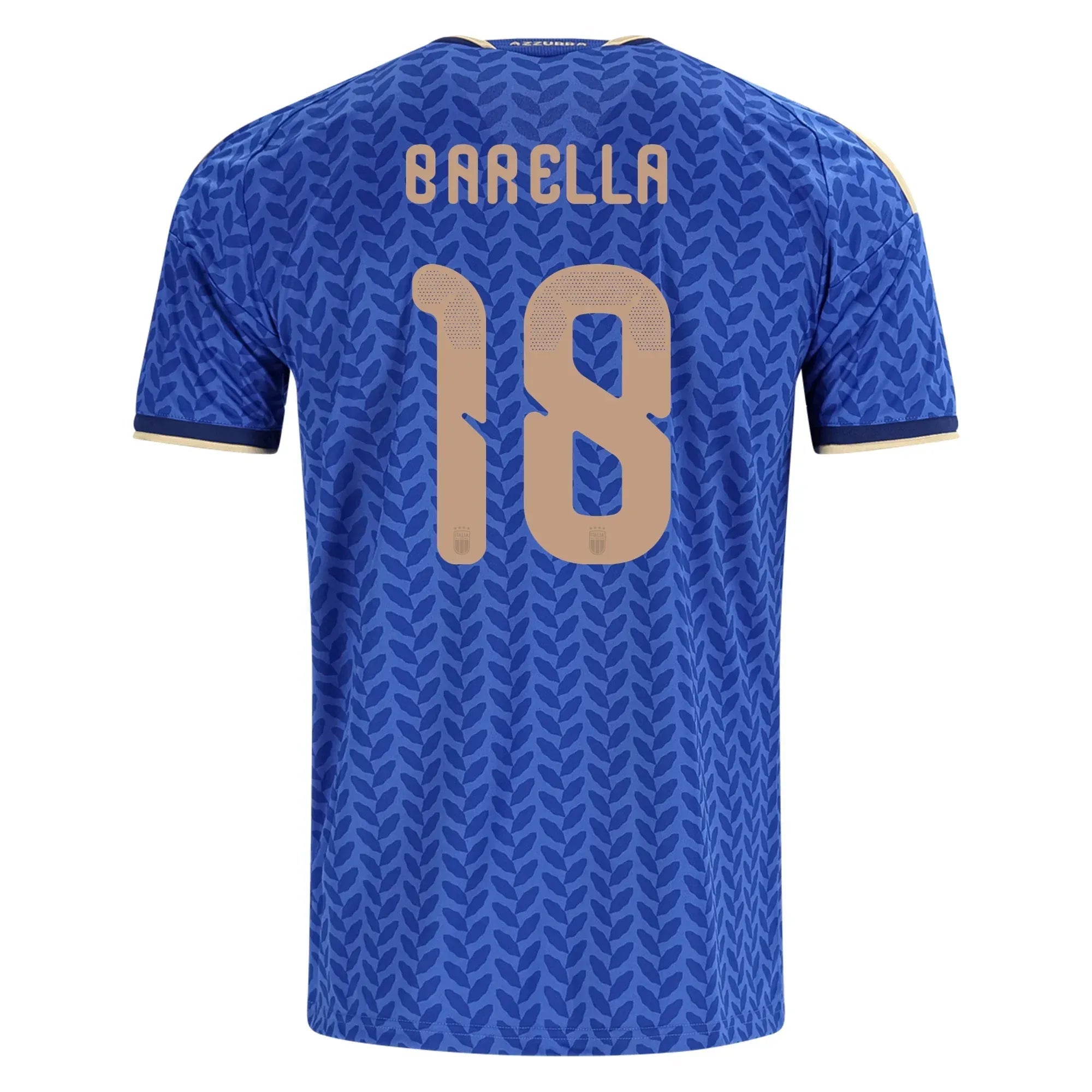 adidas 2026 Italy Men's Stadium Home Soccer Jersey (Barella)