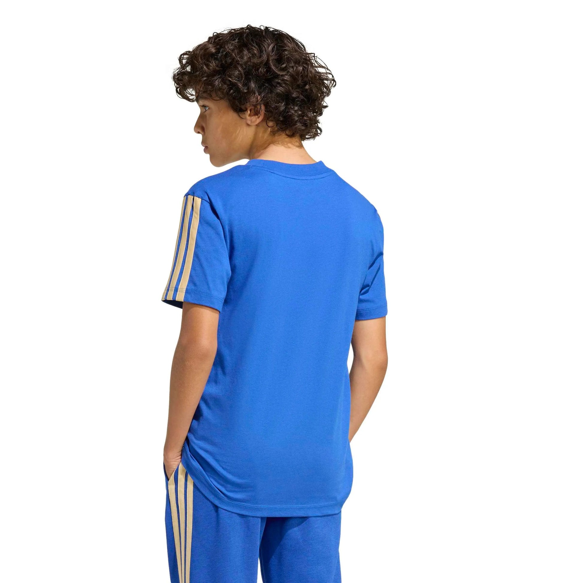 adidas 2026 Italy Youth DNA Tee (Model - Back)