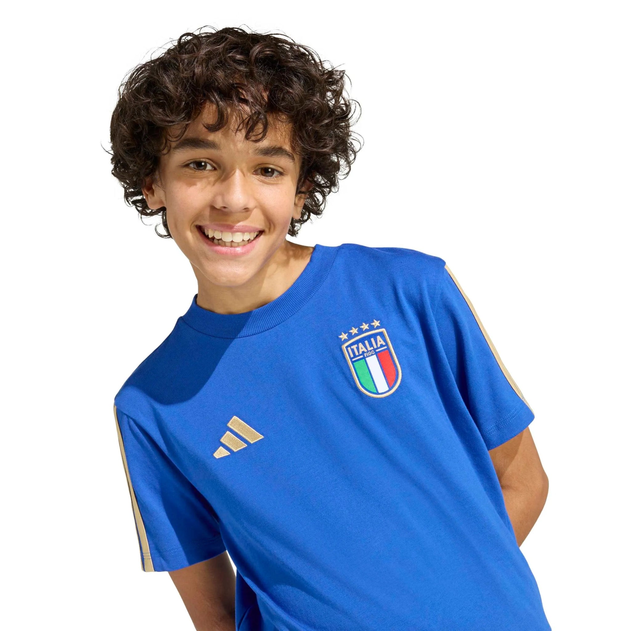 adidas 2026 Italy Youth DNA Tee (Detail 2)