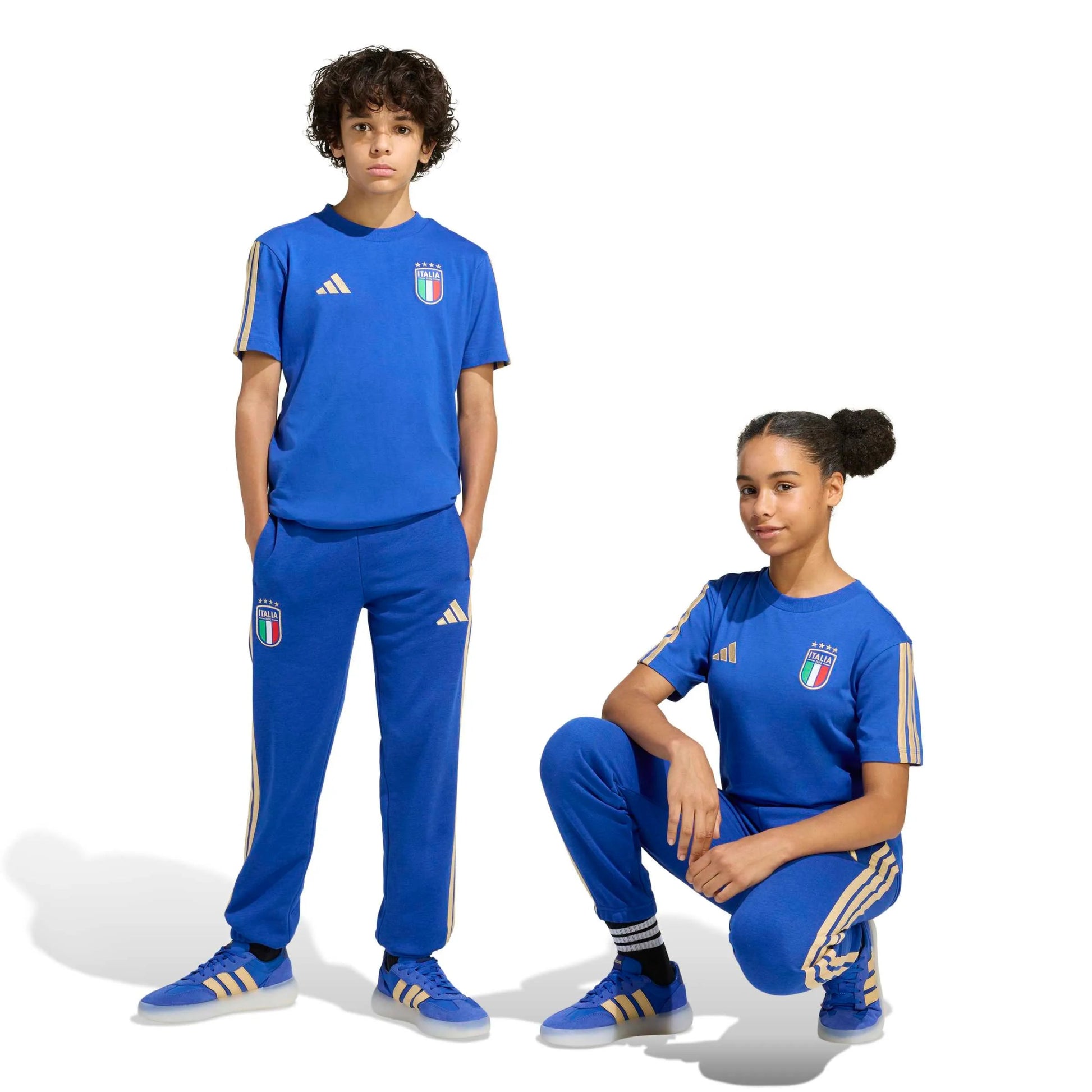 adidas 2026 Italy Youth Pants (Models - Front)