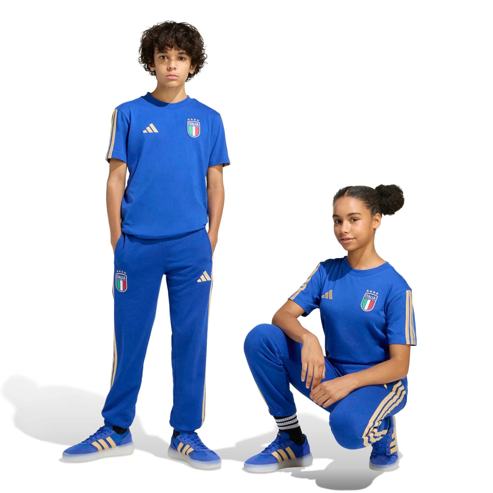 adidas 2026 Italy Youth Pants (Models - Front)