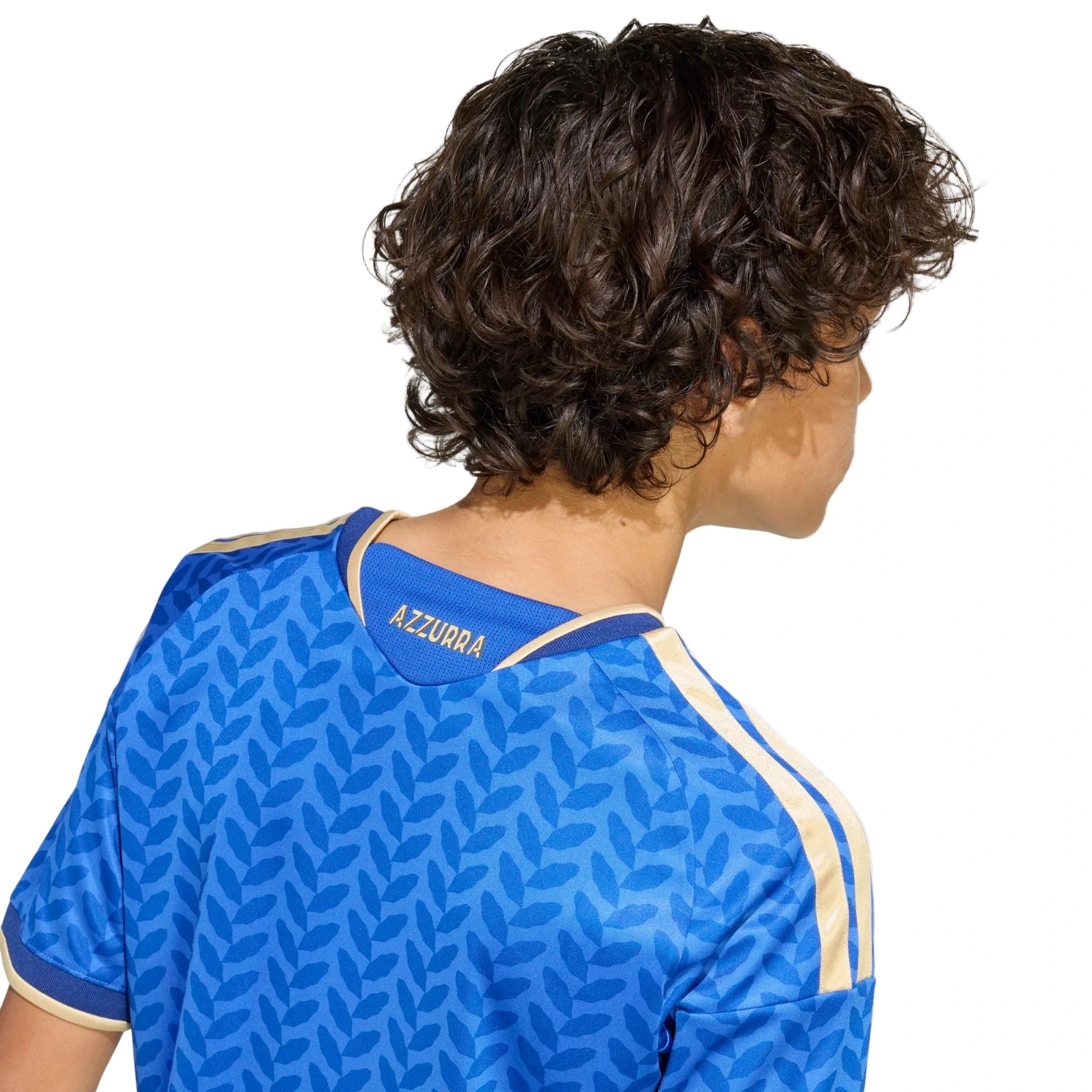 adidas 2026 Italy Youth Stadium Home Soccer Jersey (Detail 2)