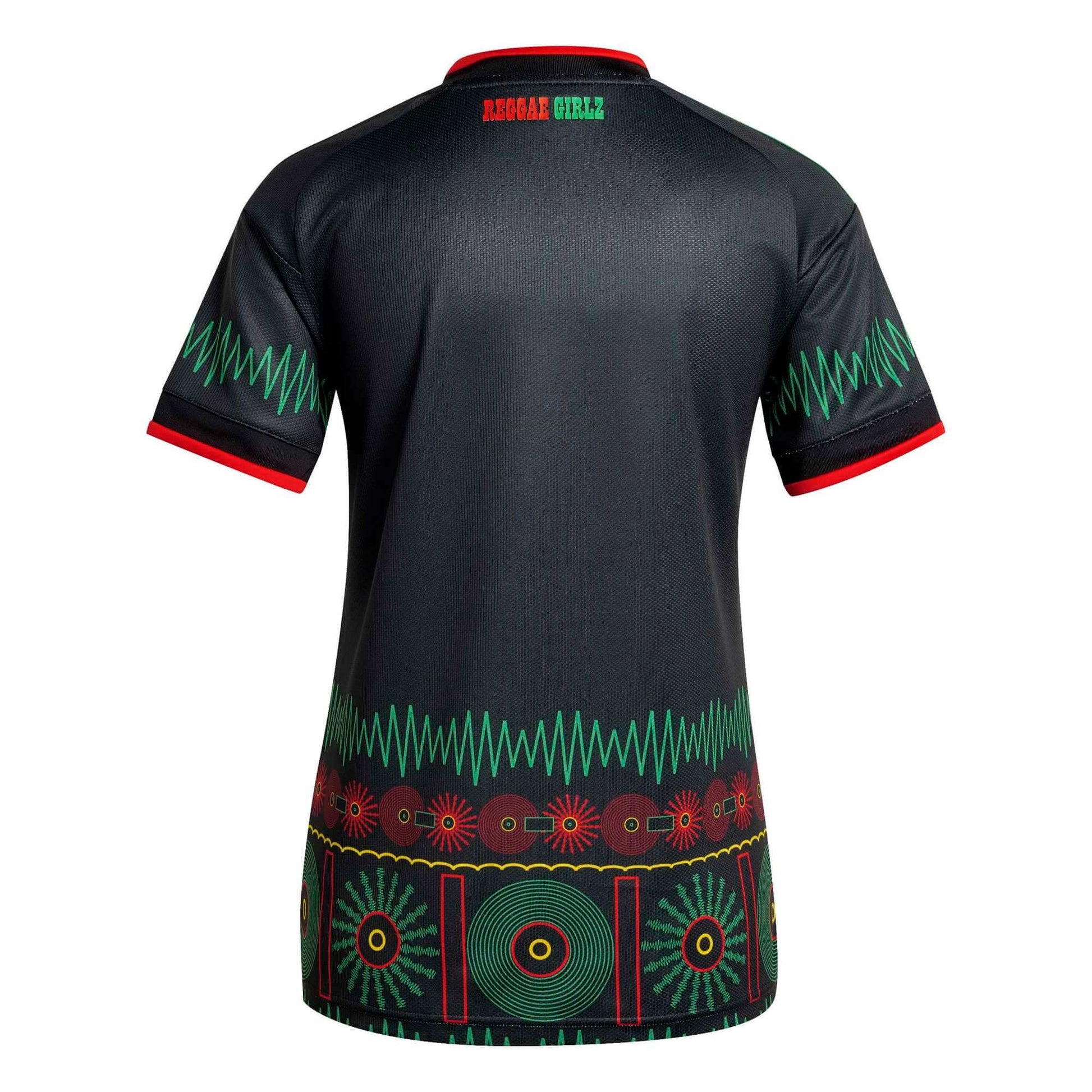 adidas 2026 Jamaica Women's Stadium Away Soccer Jersey (Back)