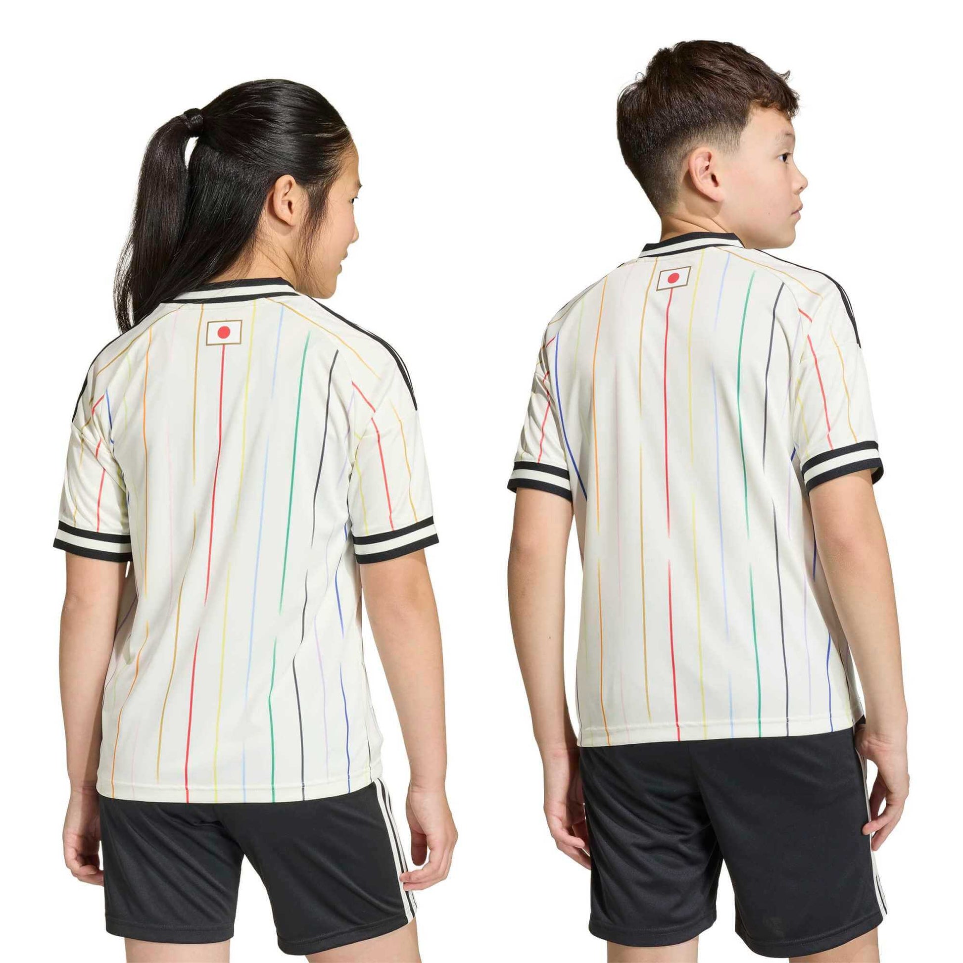 adidas 2026 Japan Youth Stadium Away Soccer Jersey (Models - Back)
