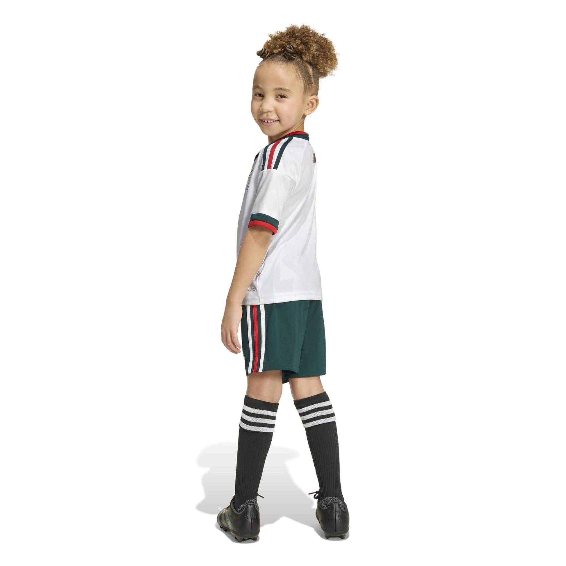 adidas 2026 Mexico Kid's Away Mini Kit (Model - Back)