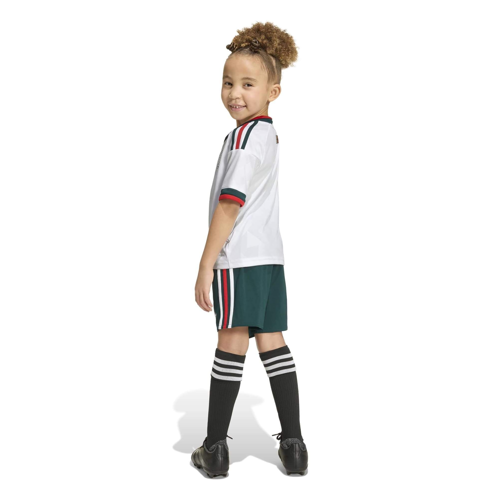 adidas 2026 Mexico Kid's Away Mini Kit (Model - Back)