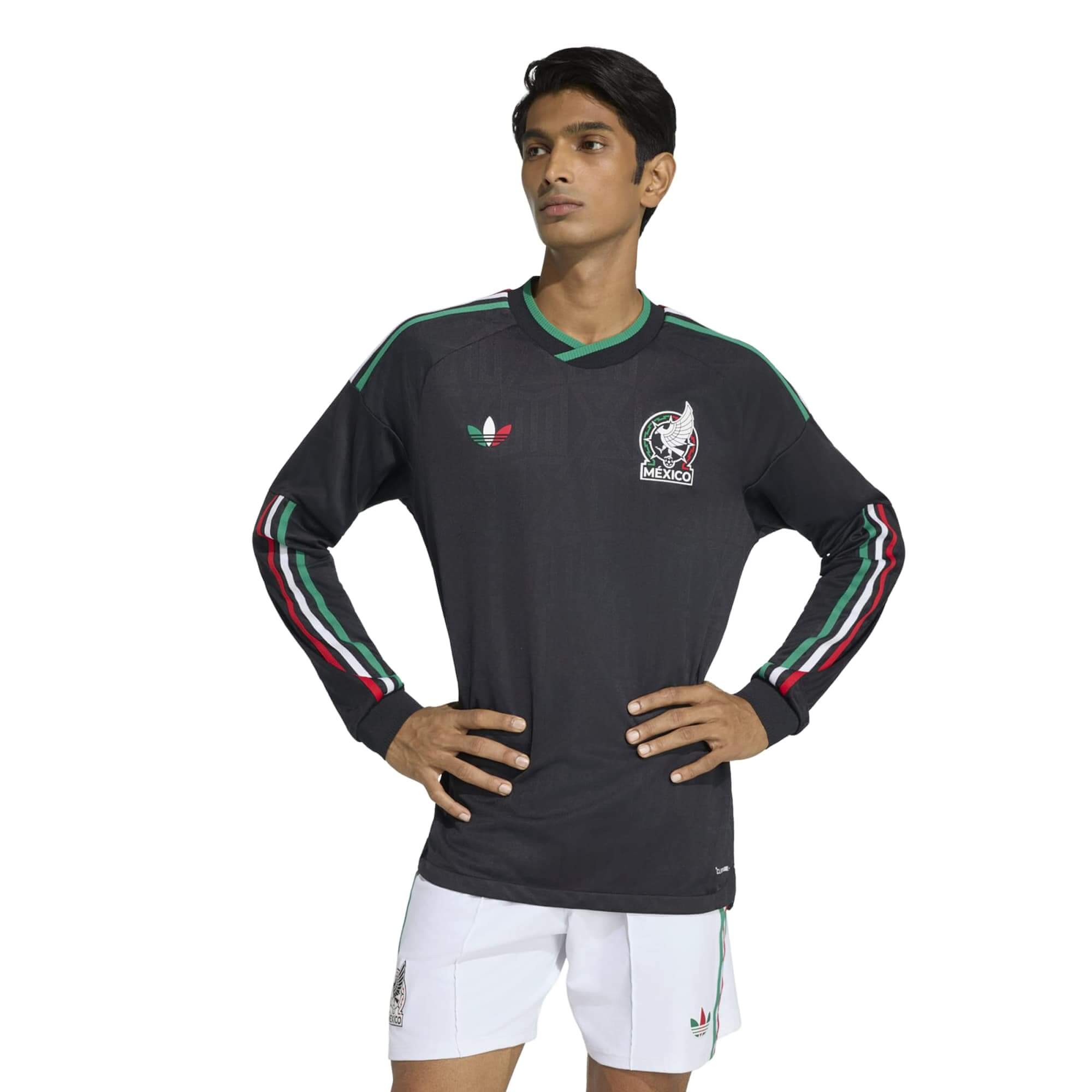 adidas 2026 Mexico Men's Authentic Third Long-Sleeve Soccer Jersey