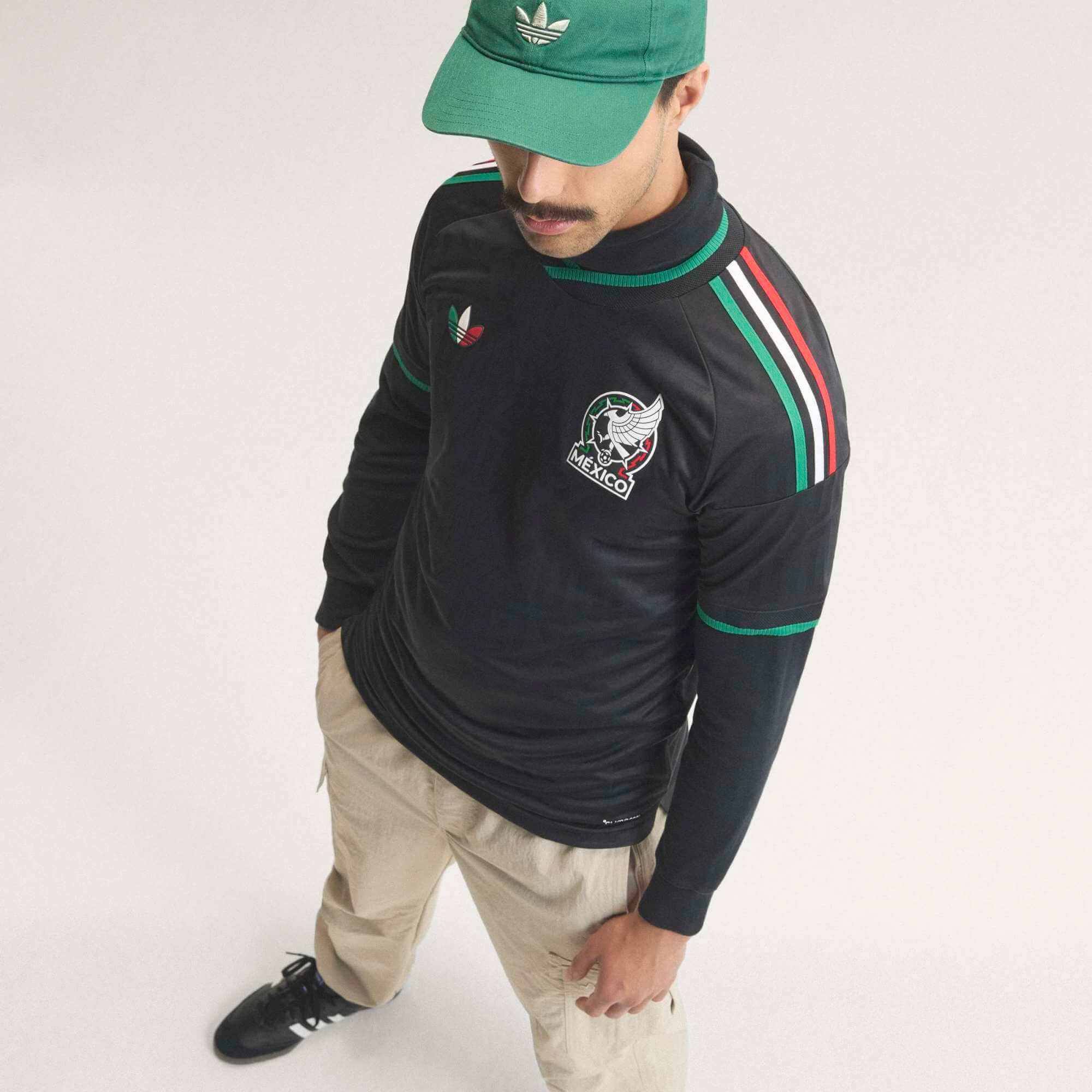 adidas 2026 Mexico Men's Authentic Third Soccer Jersey (Model - Top)