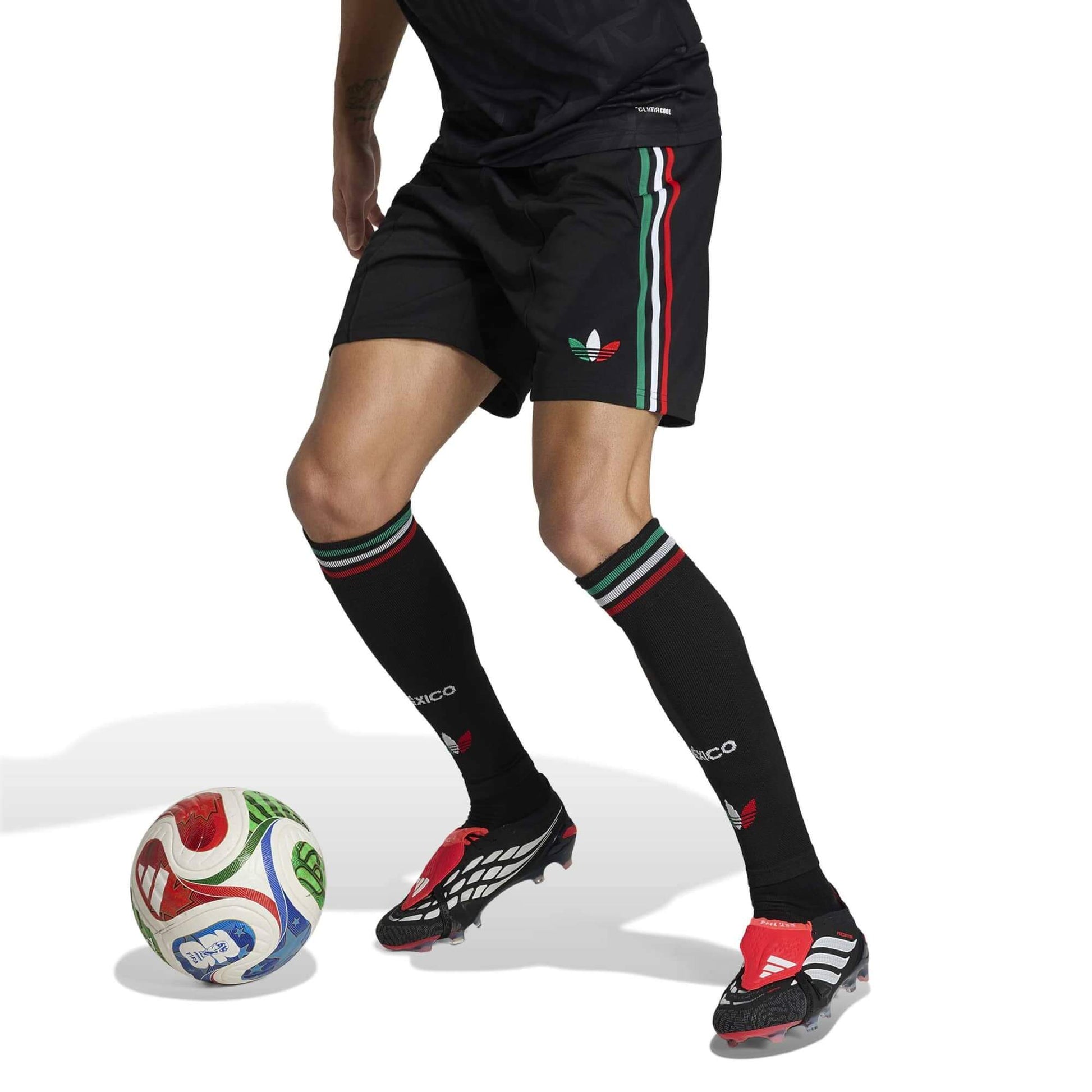 adidas 2026 Mexico Men's Stadium Third Shorts (Model - Side)