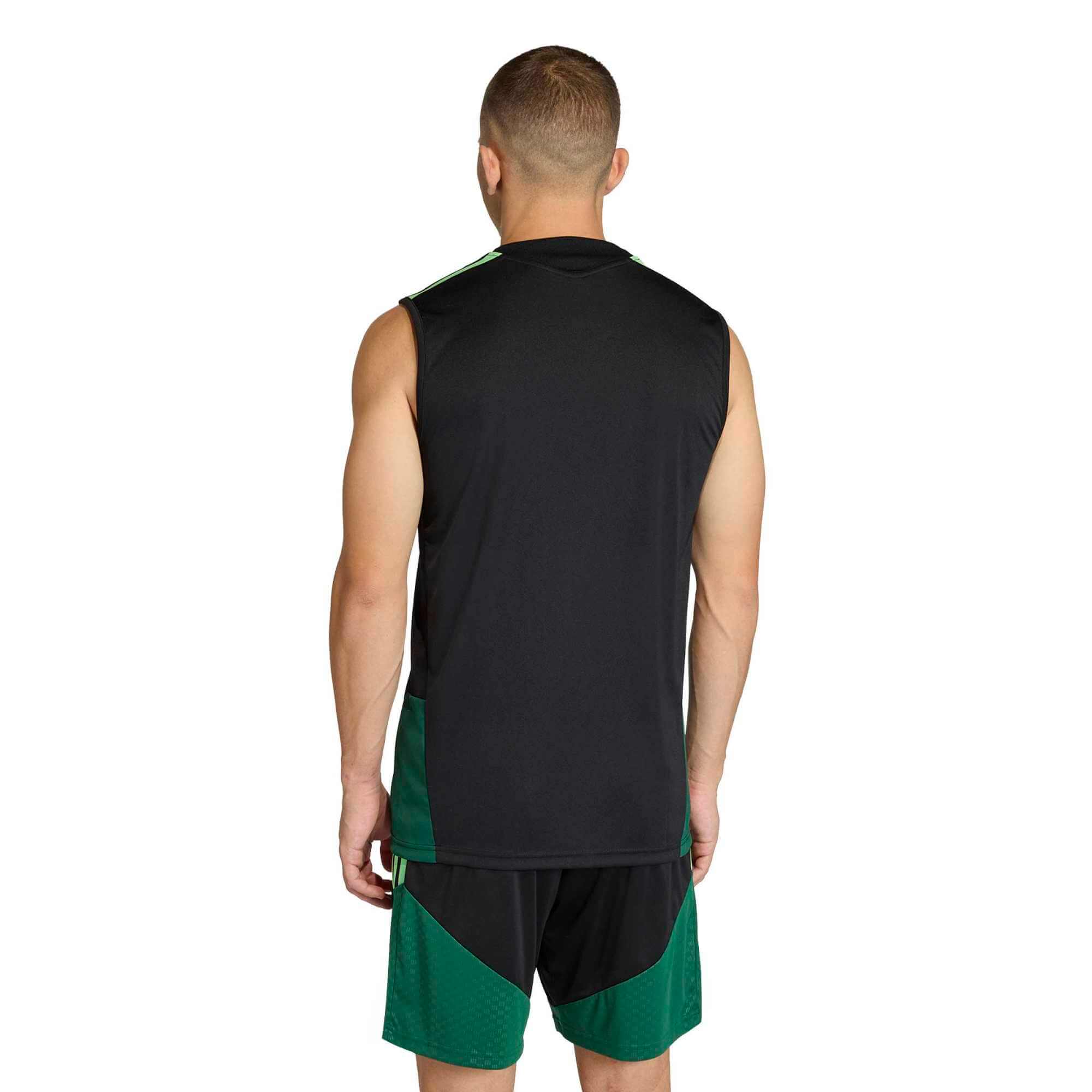 adidas 2026 Mexico Men's Tiro Sleeveless Soccer Jersey (Model - Back)