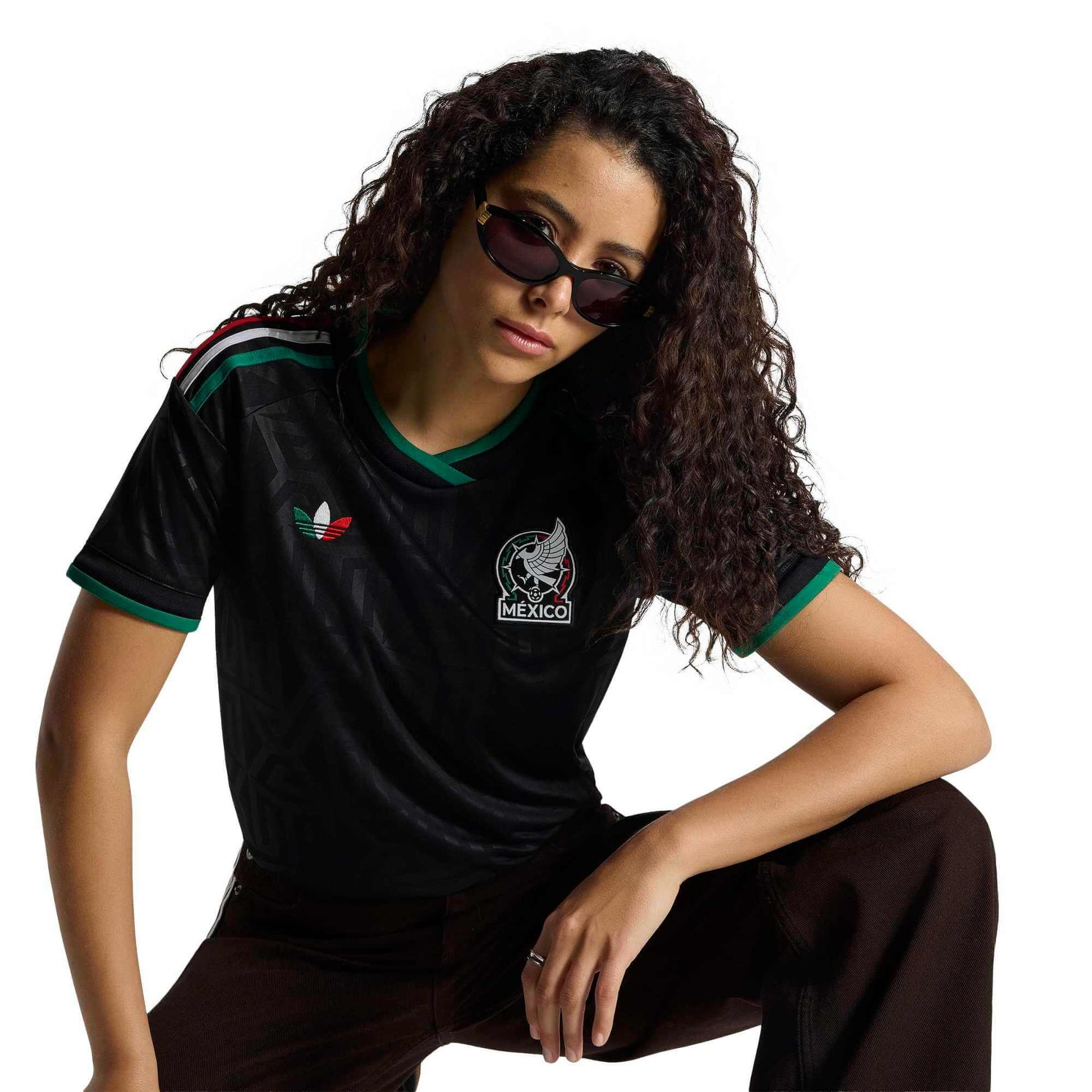 adidas 2026 Mexico Women's Stadium Third Soccer Jersey (Detail 1)