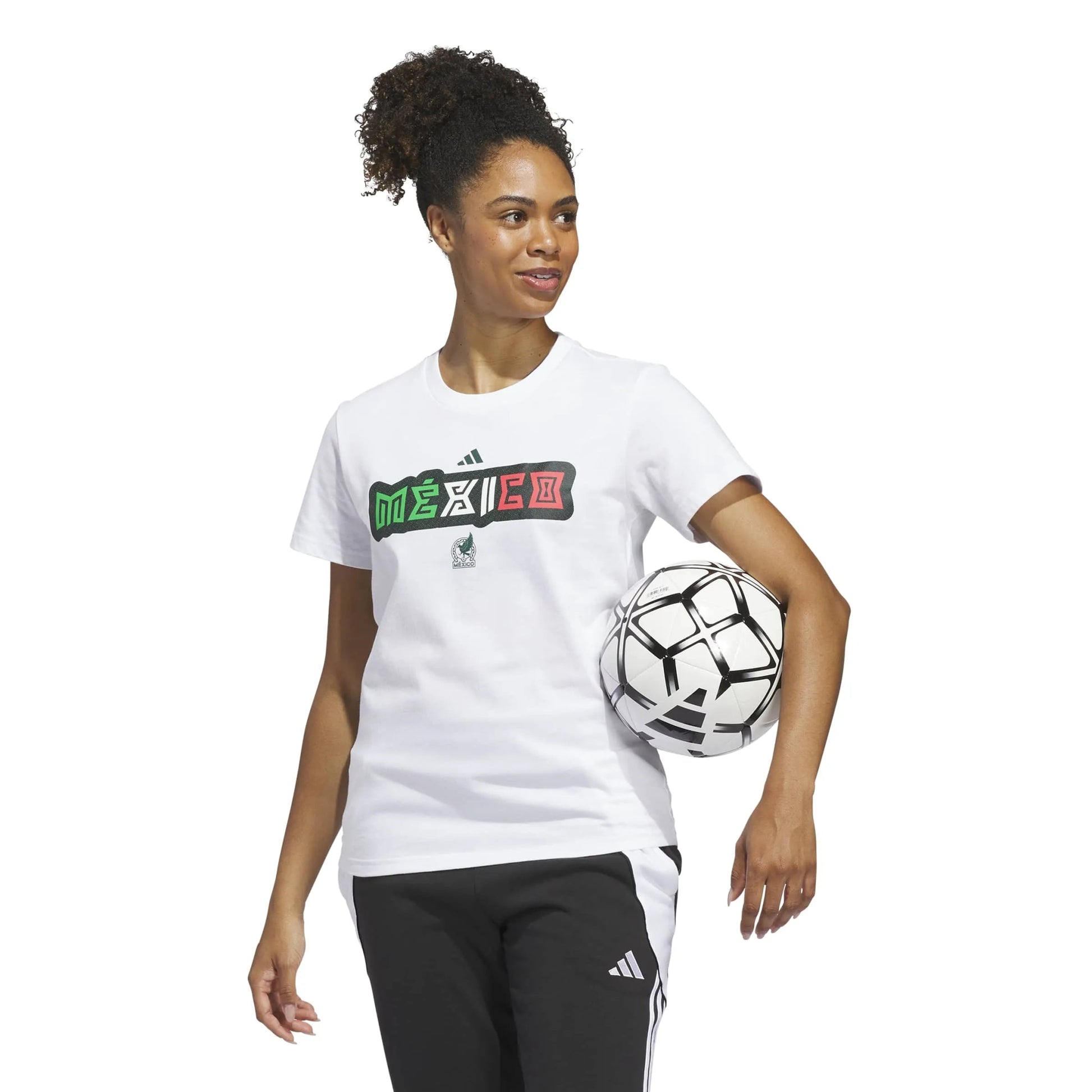 adidas 2026 Mexico Women's World Cup HJH Tee (Model - Side)