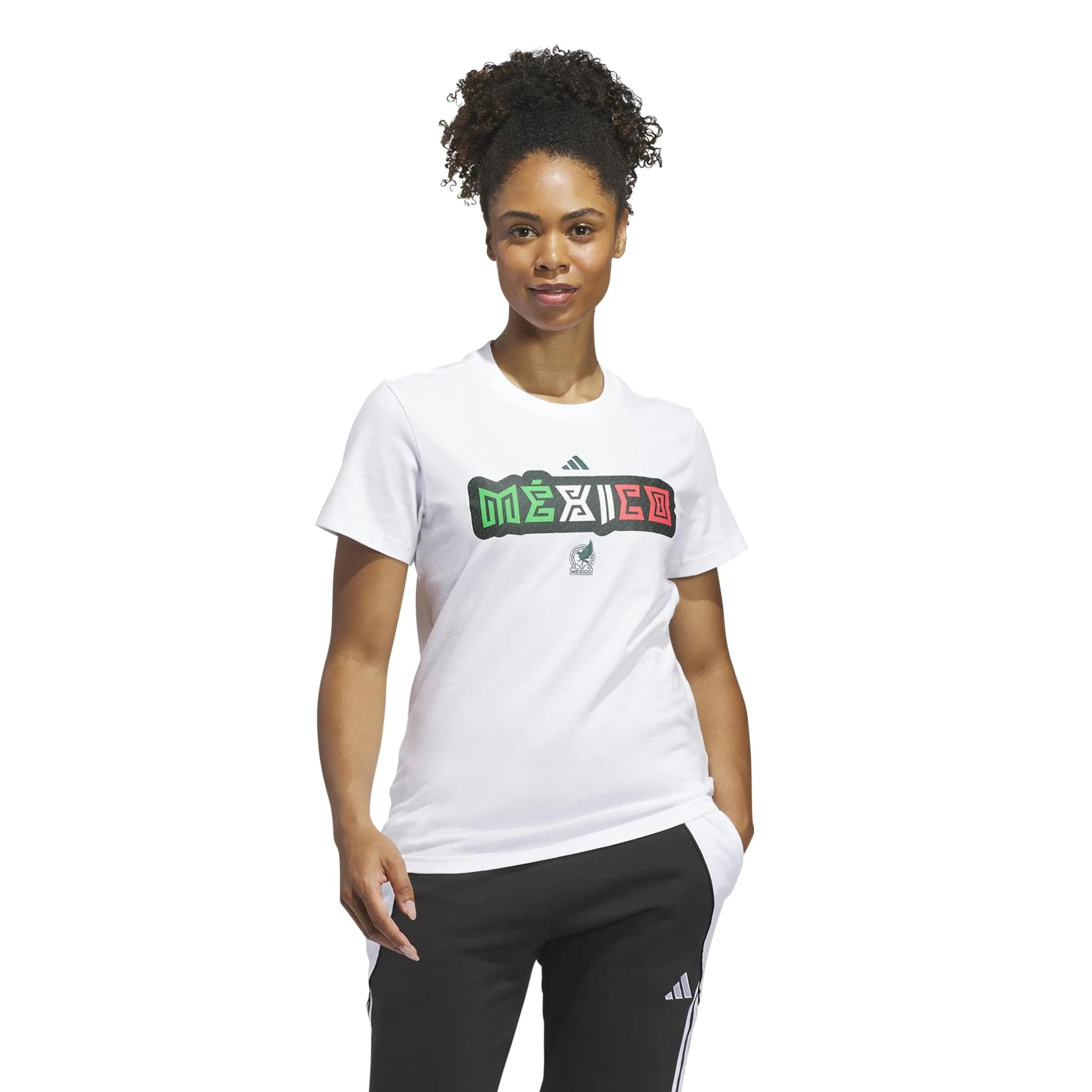 adidas 2026 Mexico Women's World Cup HJH Tee (Model - Front)