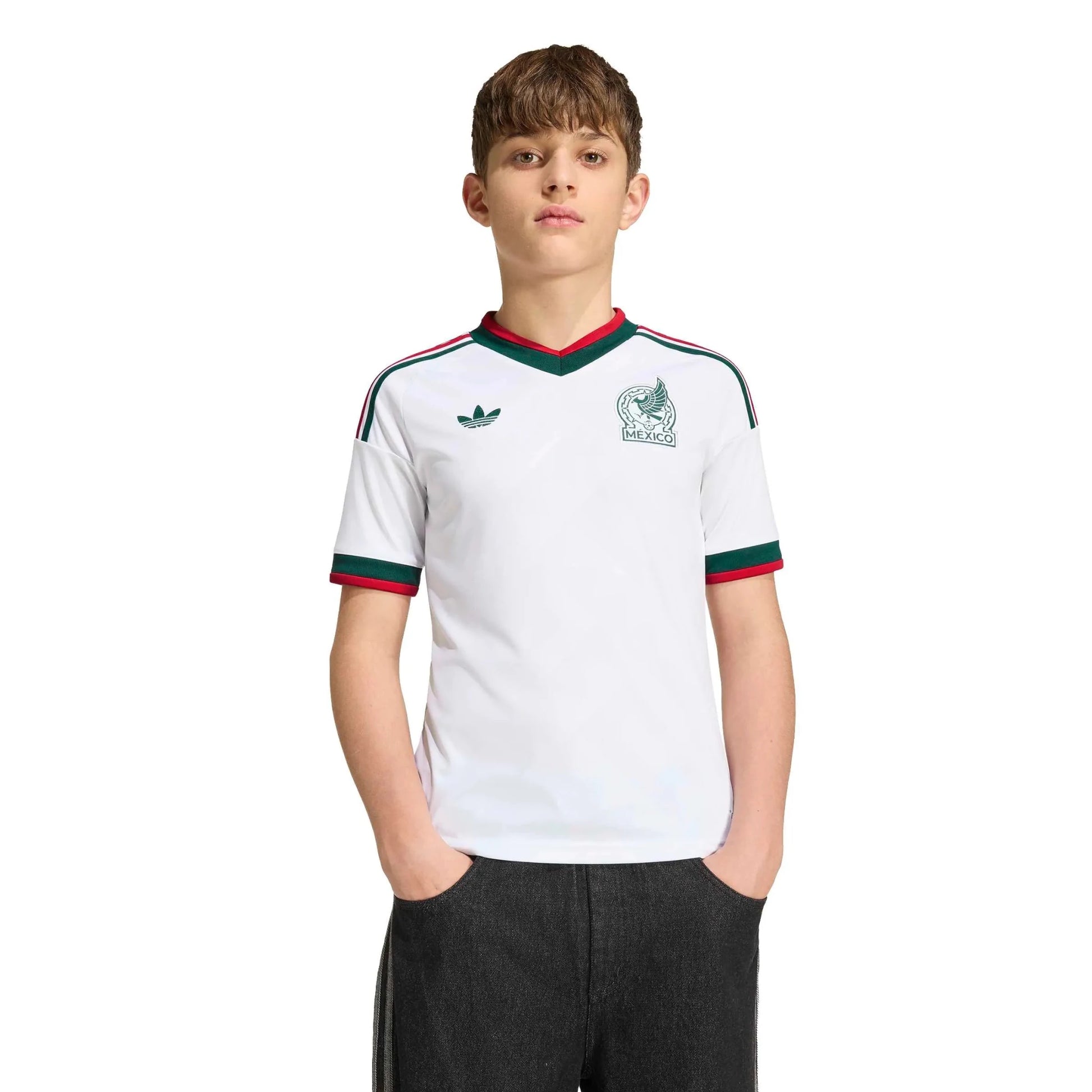 adidas 2026 Mexico Youth Stadium Away Soccer Jersey – ProSoccer