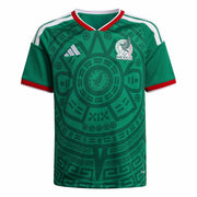 adidas 2026 Mexico Youth Stadium Home Soccer Jersey (Front)