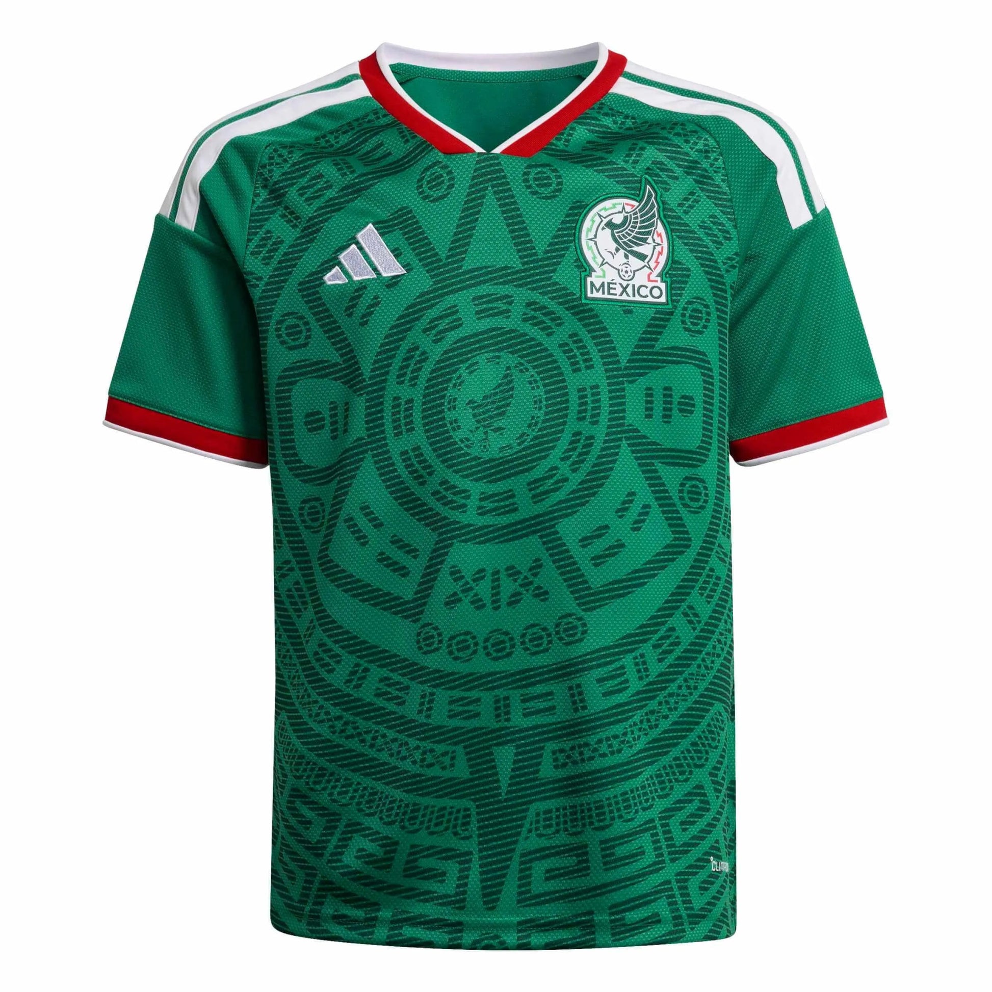 adidas 2026 Mexico Youth Stadium Home Soccer Jersey (Front)