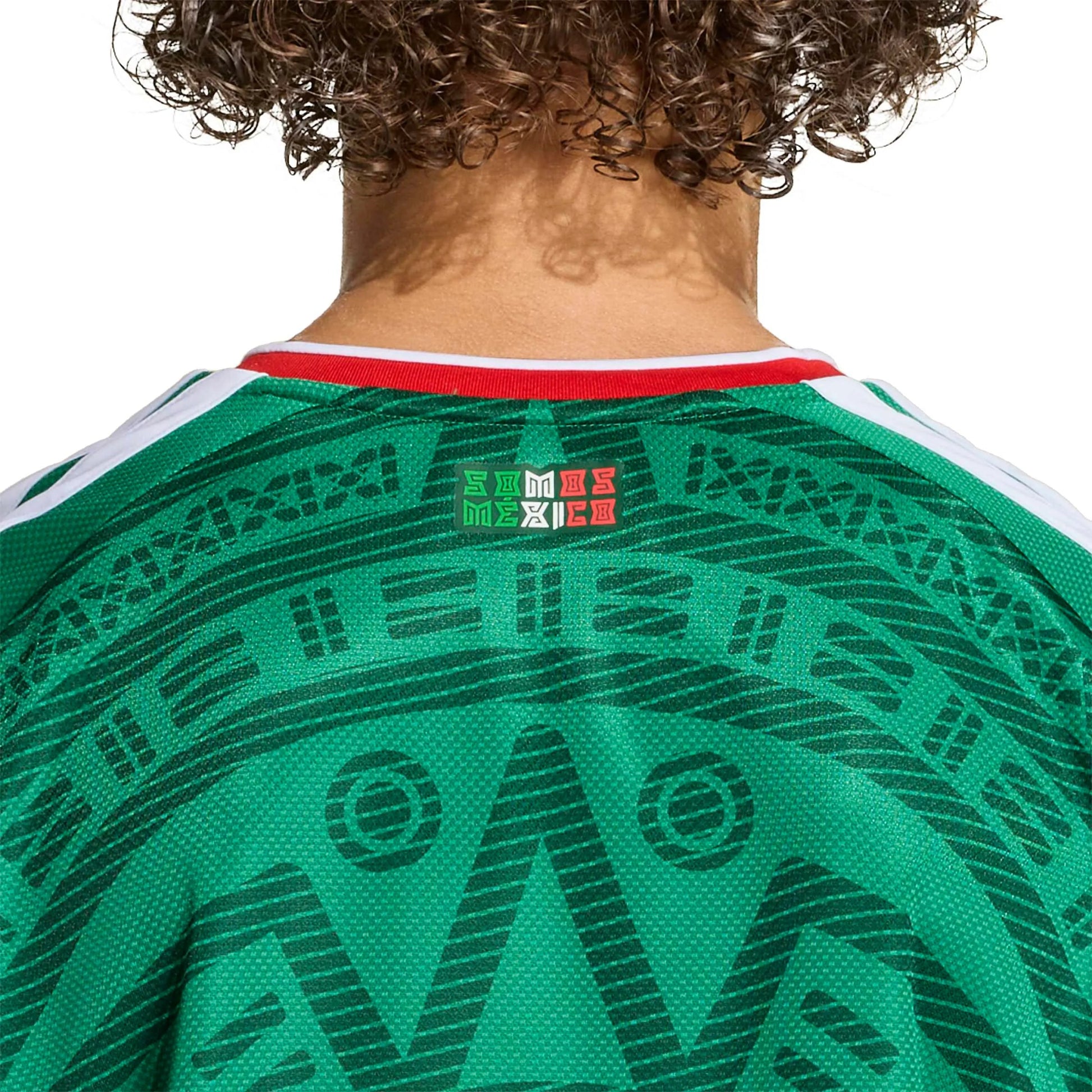 adidas 2026 Mexico Youth Stadium Home Soccer Jersey (Detail 2)