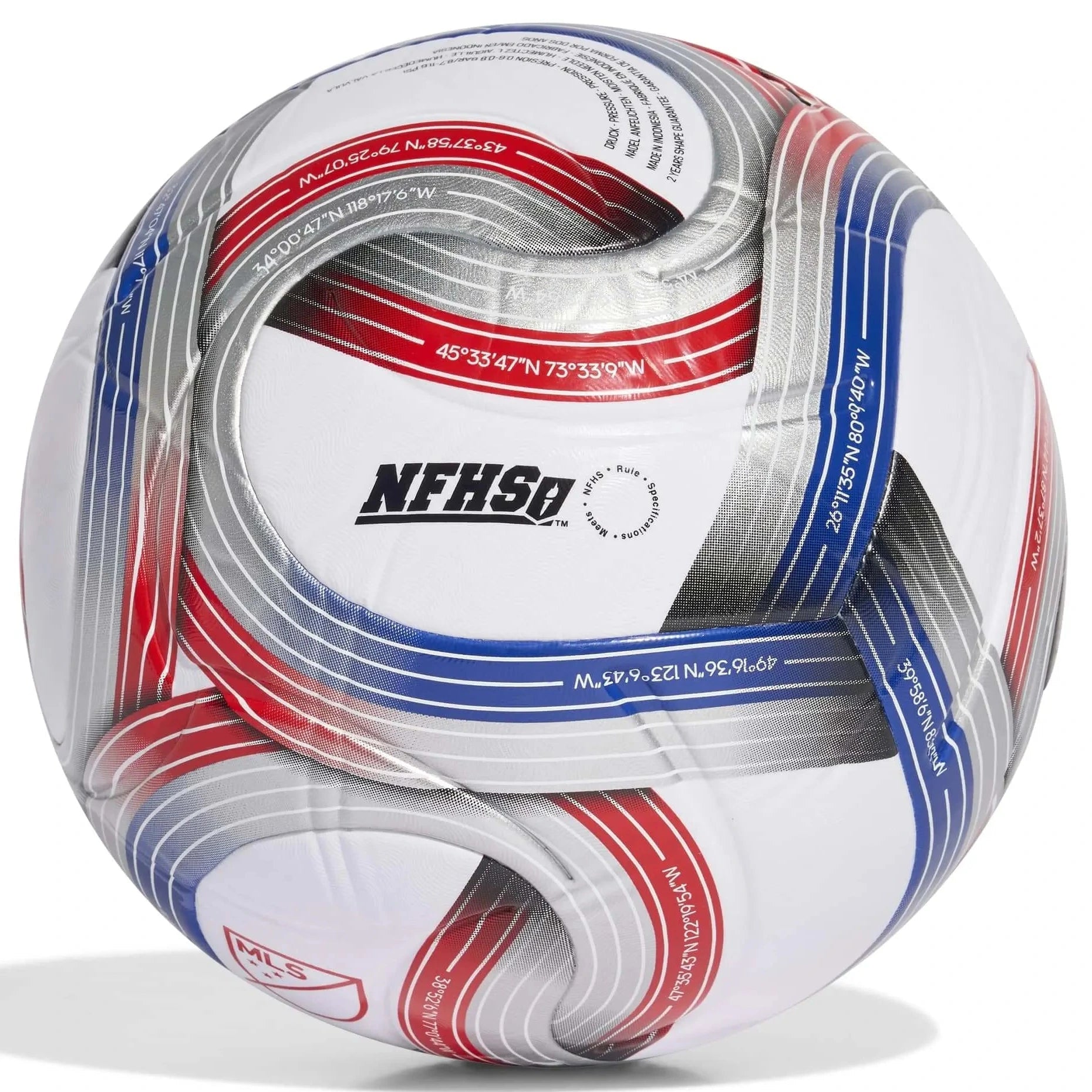 adidas 2026 MLS NFHS League Soccer Ball (Back)