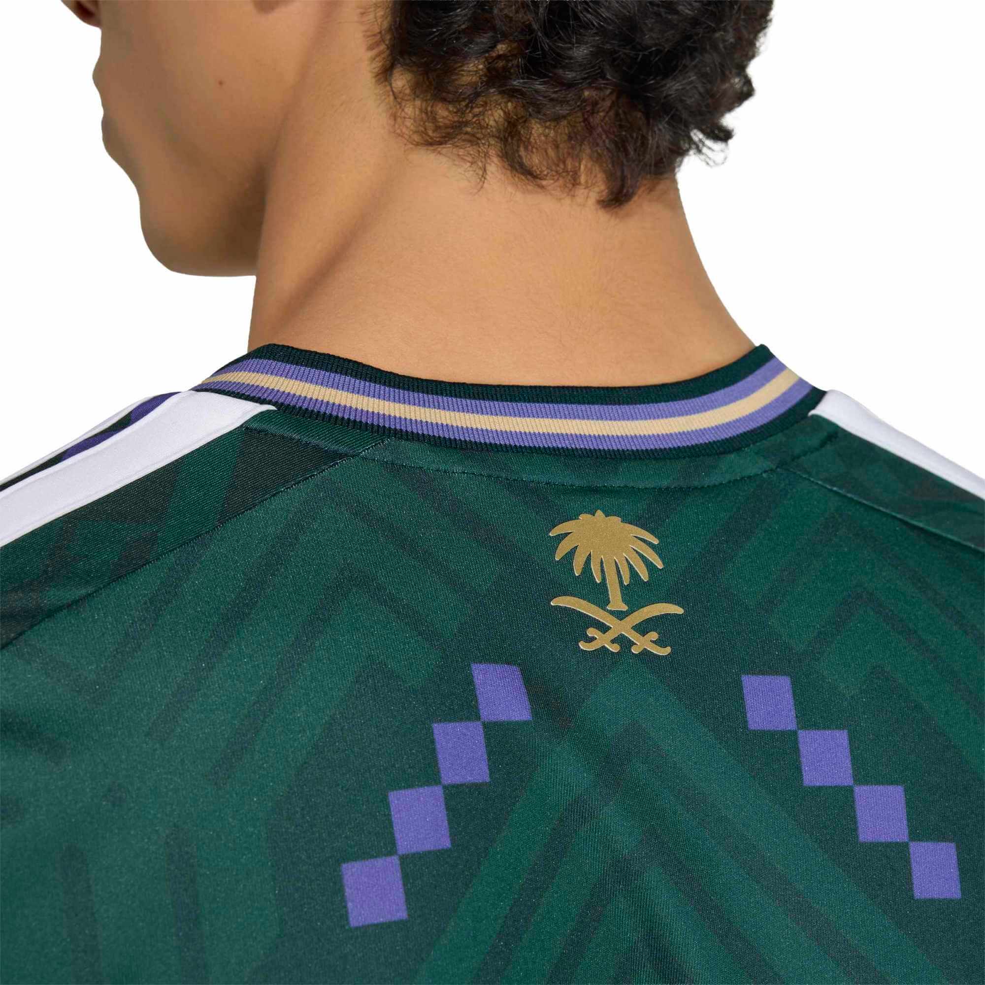 adidas 2026 Saudi Arabia Men's Stadium Home Soccer Jersey (Detail 2)