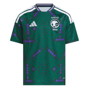 adidas 2026 Saudi Arabia Youth Stadium Home Soccer Jersey (Front)
