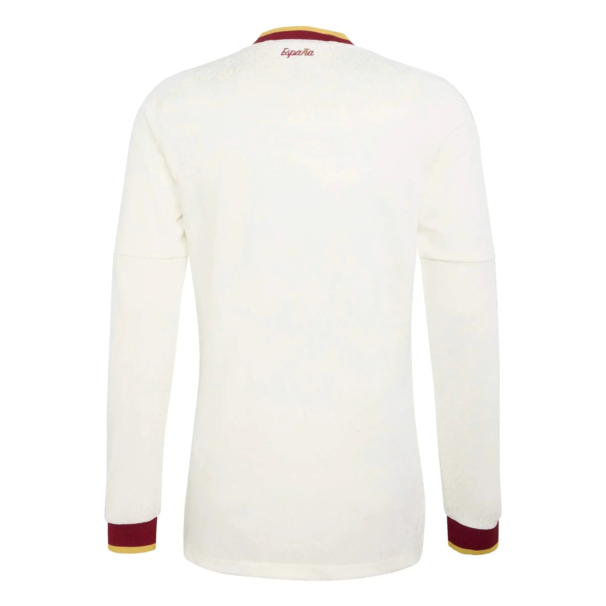 adidas 2026 Spain Men's Authentic Away Long-Sleeve Soccer Jersey