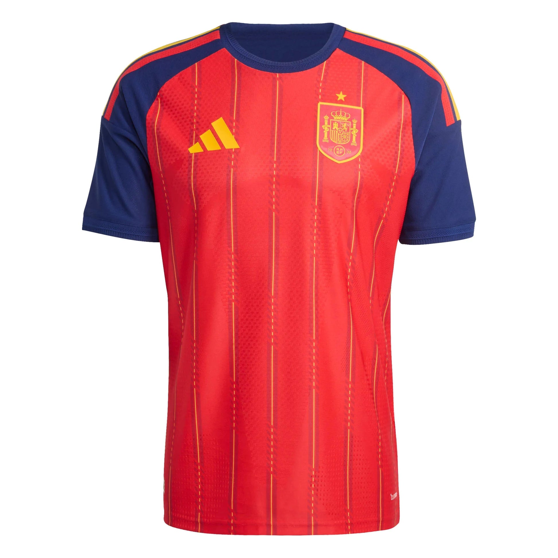 adidas 2026 Spain Men's Authentic Home Soccer Jersey (Front)